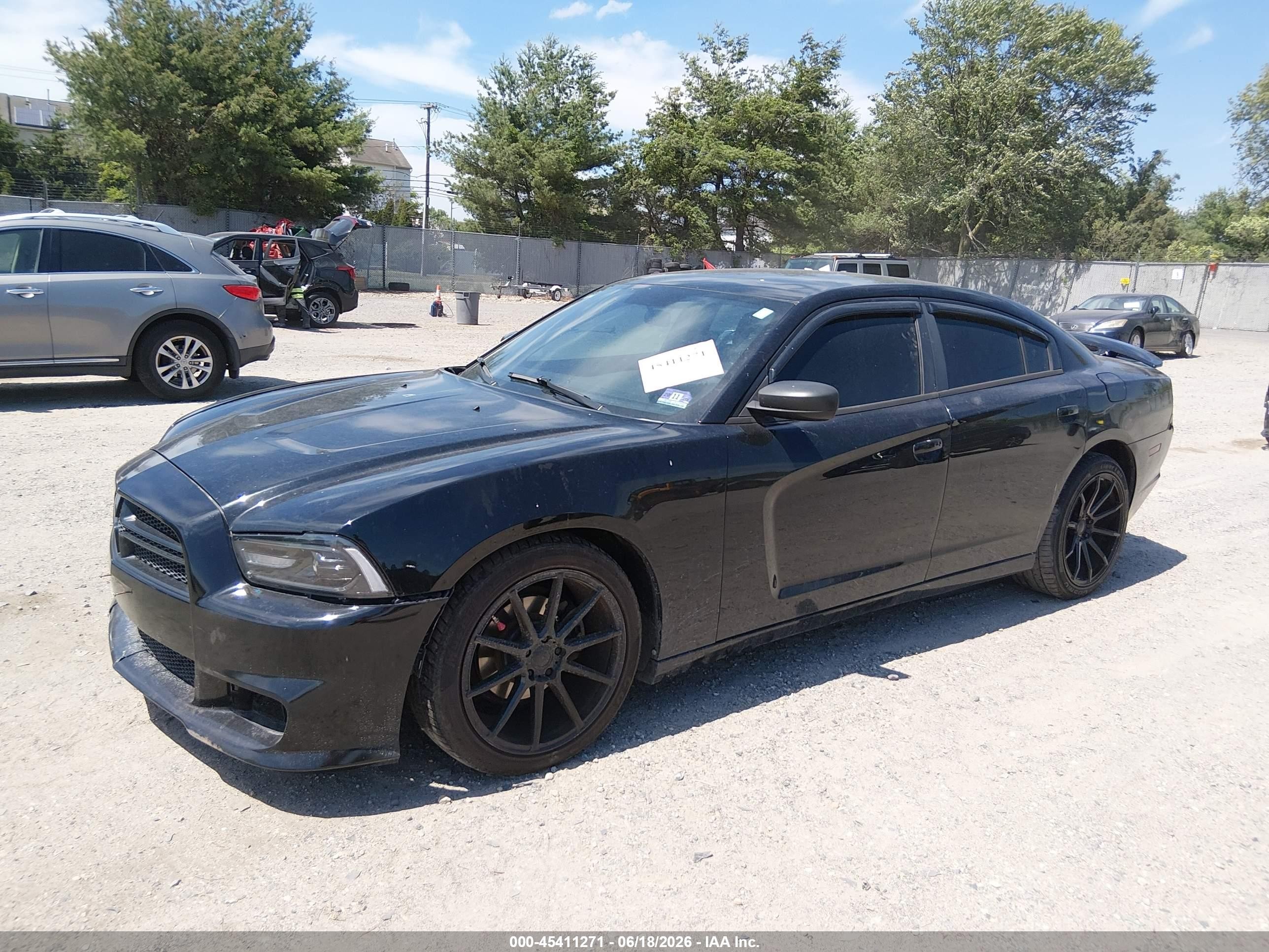 2013 Dodge Charger Se Black vin: 2C3CDXBG7DH638434