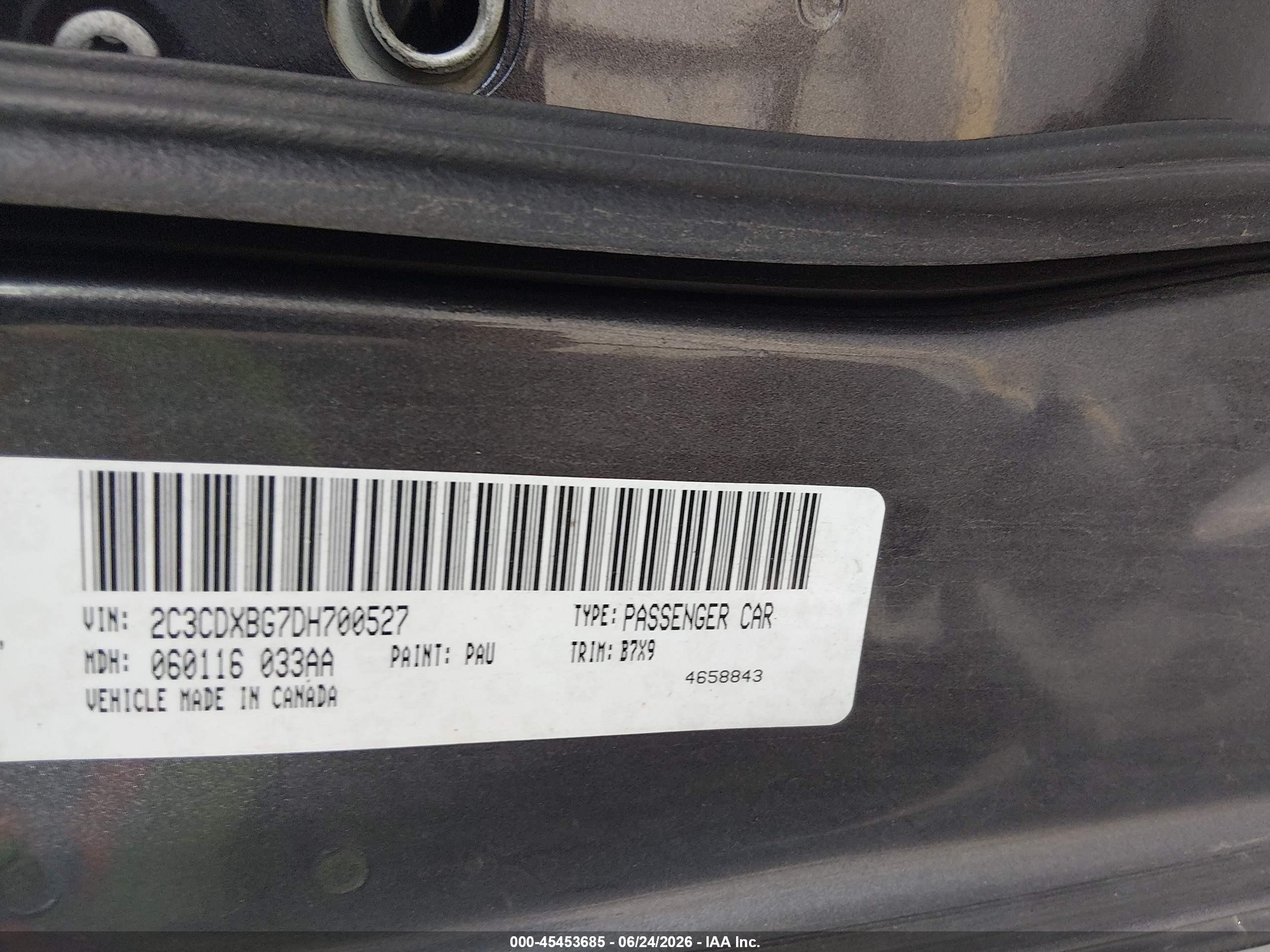 2013 Dodge Charger Se Серый vin: 2C3CDXBG7DH700527