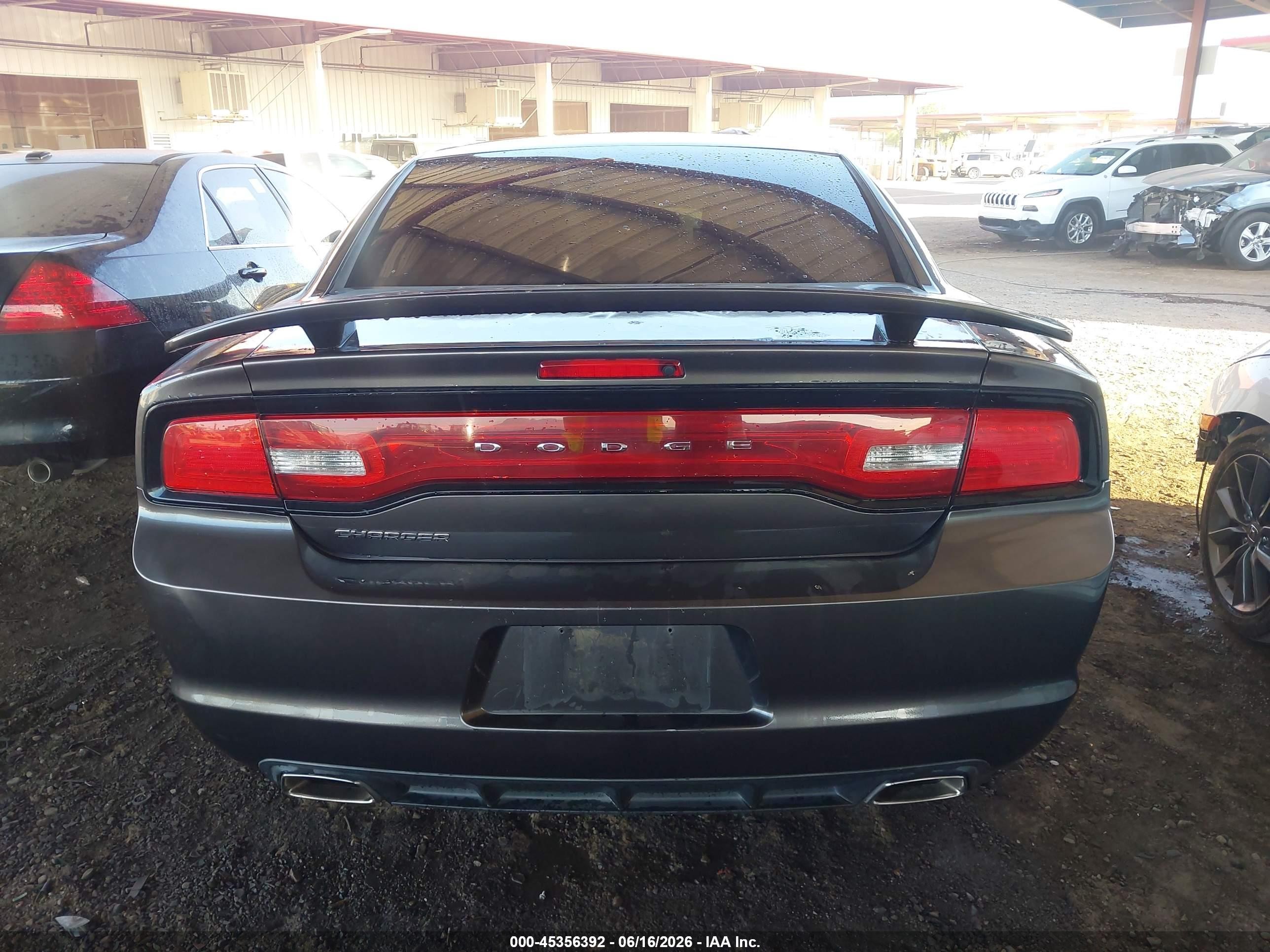 2013 Dodge Charger Se Серый vin: 2C3CDXBG7DH701290
