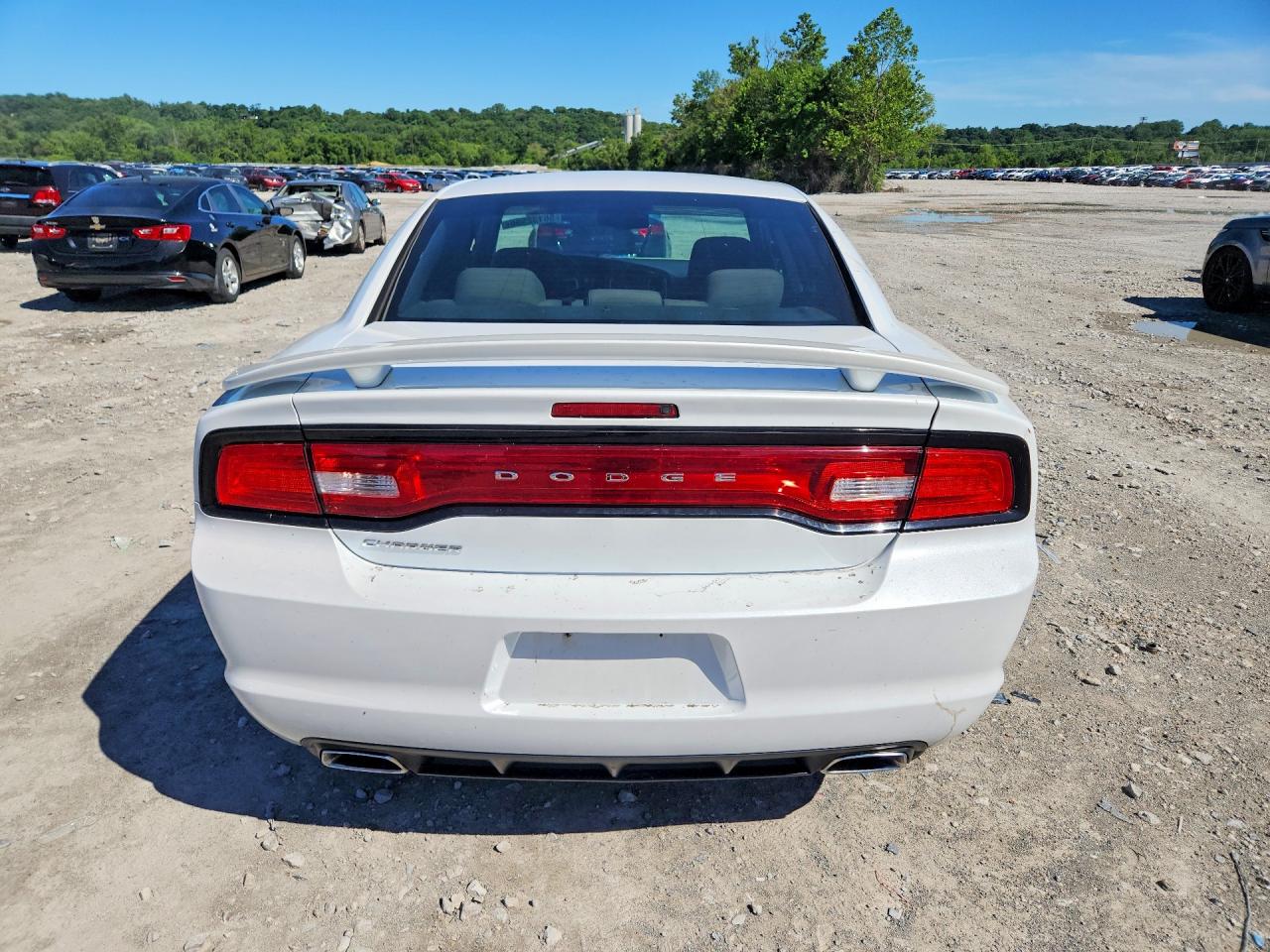 2013 Dodge Charger Se White vin: 2C3CDXBG7DH738615