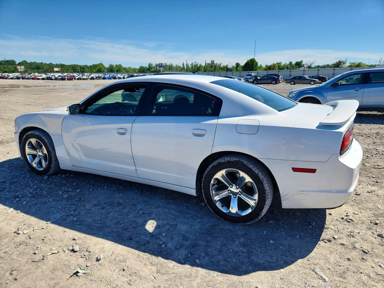 2013 Dodge Charger Se White vin: 2C3CDXBG7DH738615