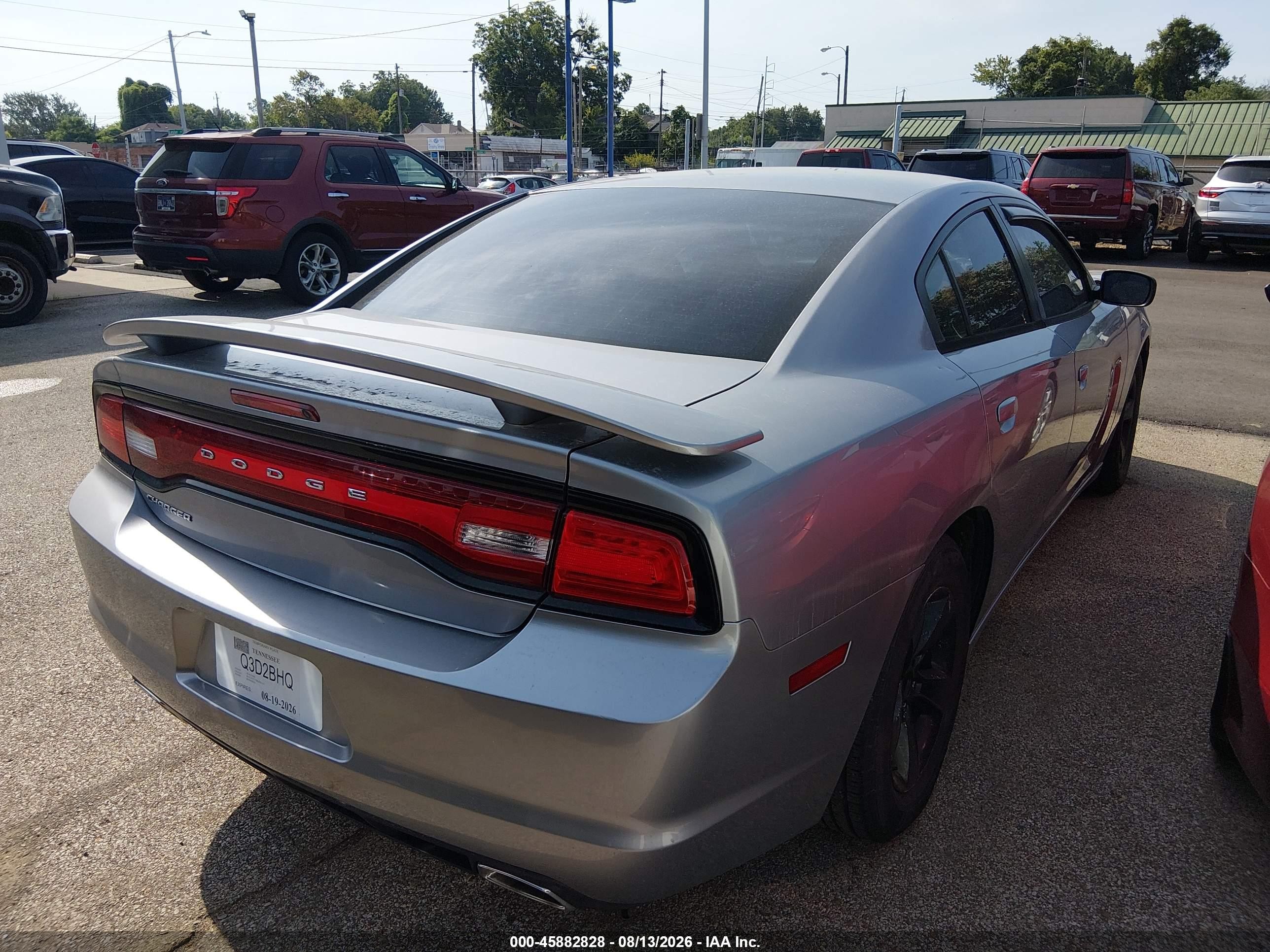 2014 Dodge Charger Se Gray vin: 2C3CDXBG7EH102701