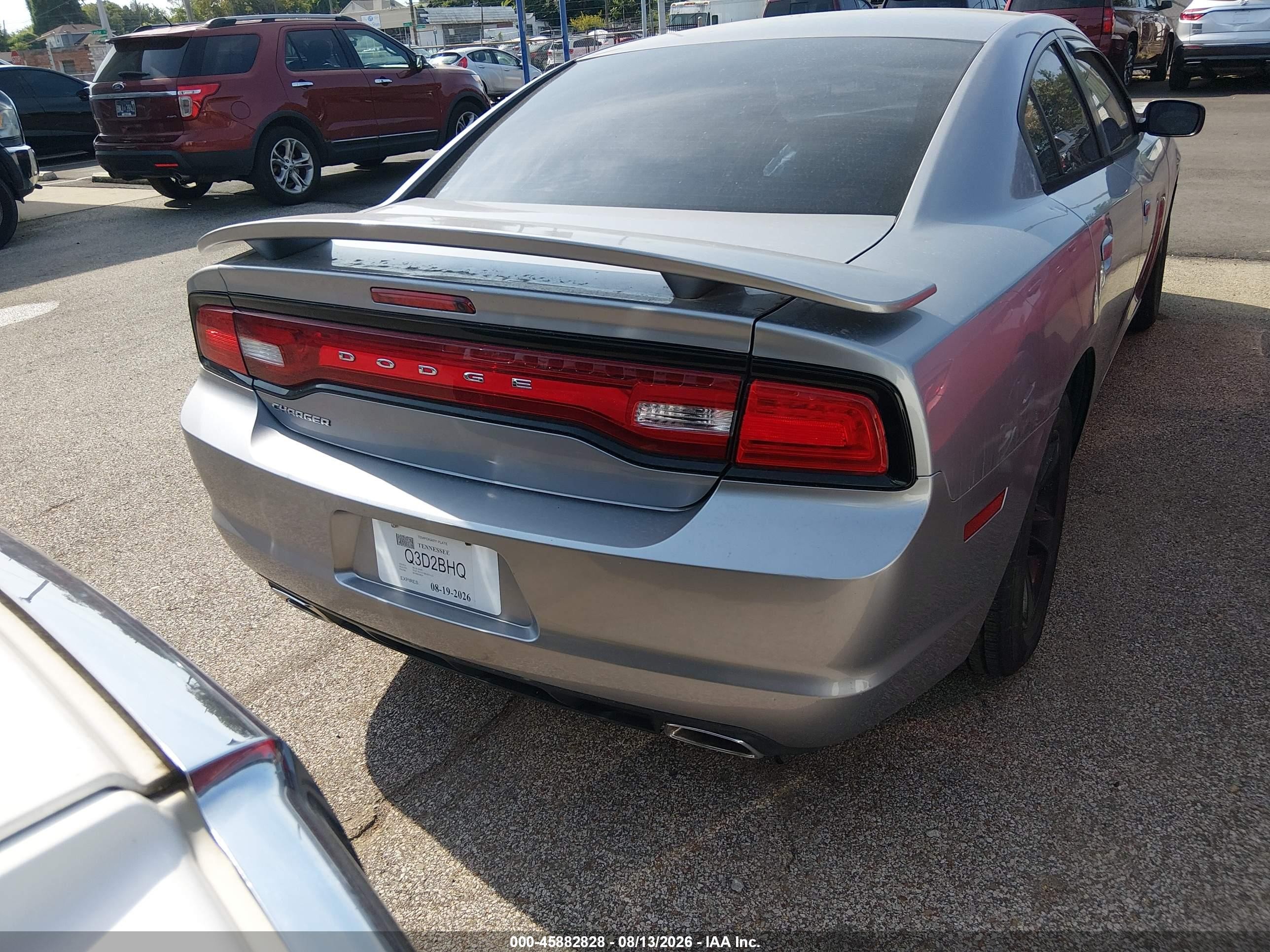 2014 Dodge Charger Se Gray vin: 2C3CDXBG7EH102701