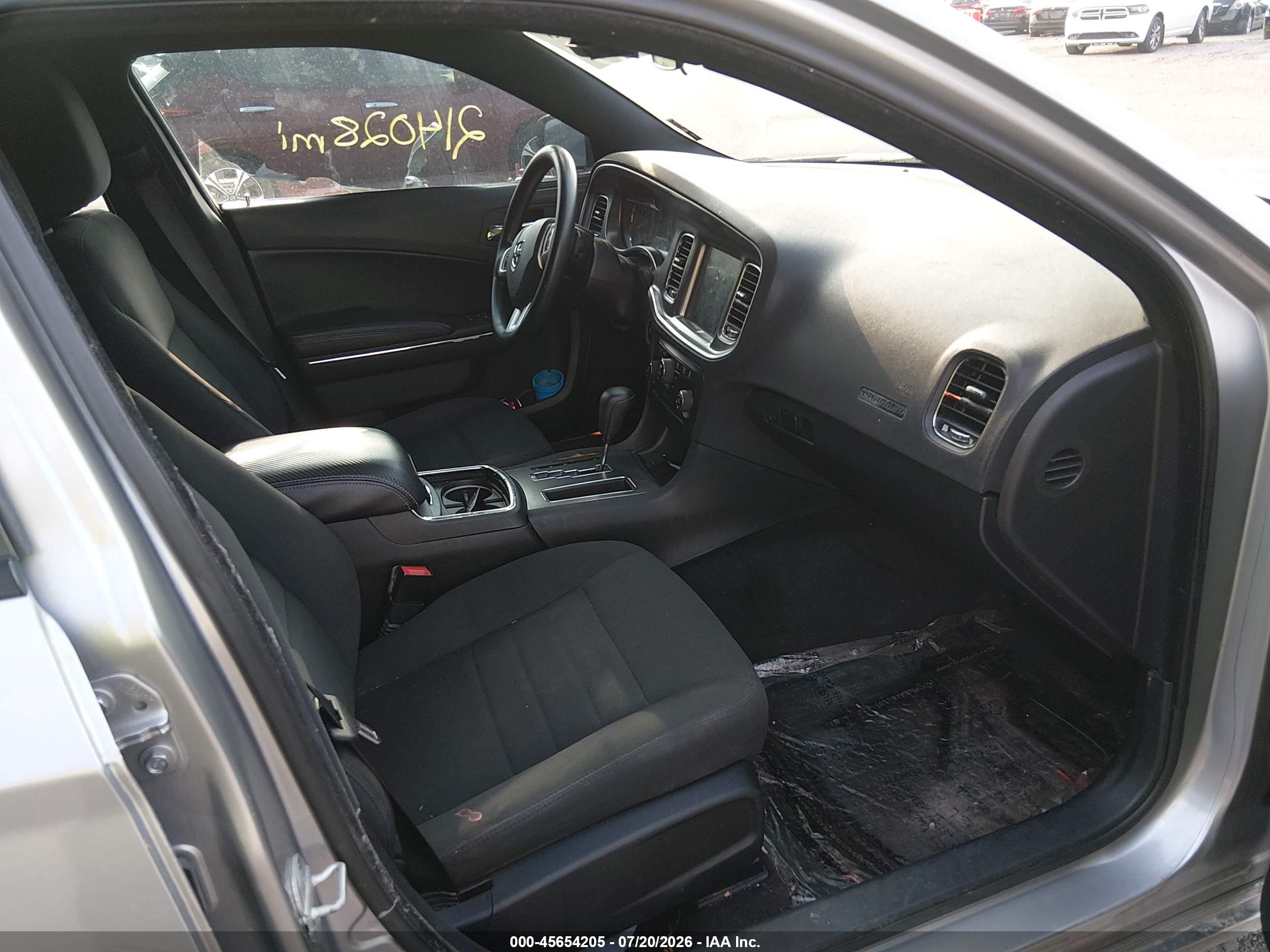 2014 Dodge Charger Se Silver vin: 2C3CDXBG7EH107607