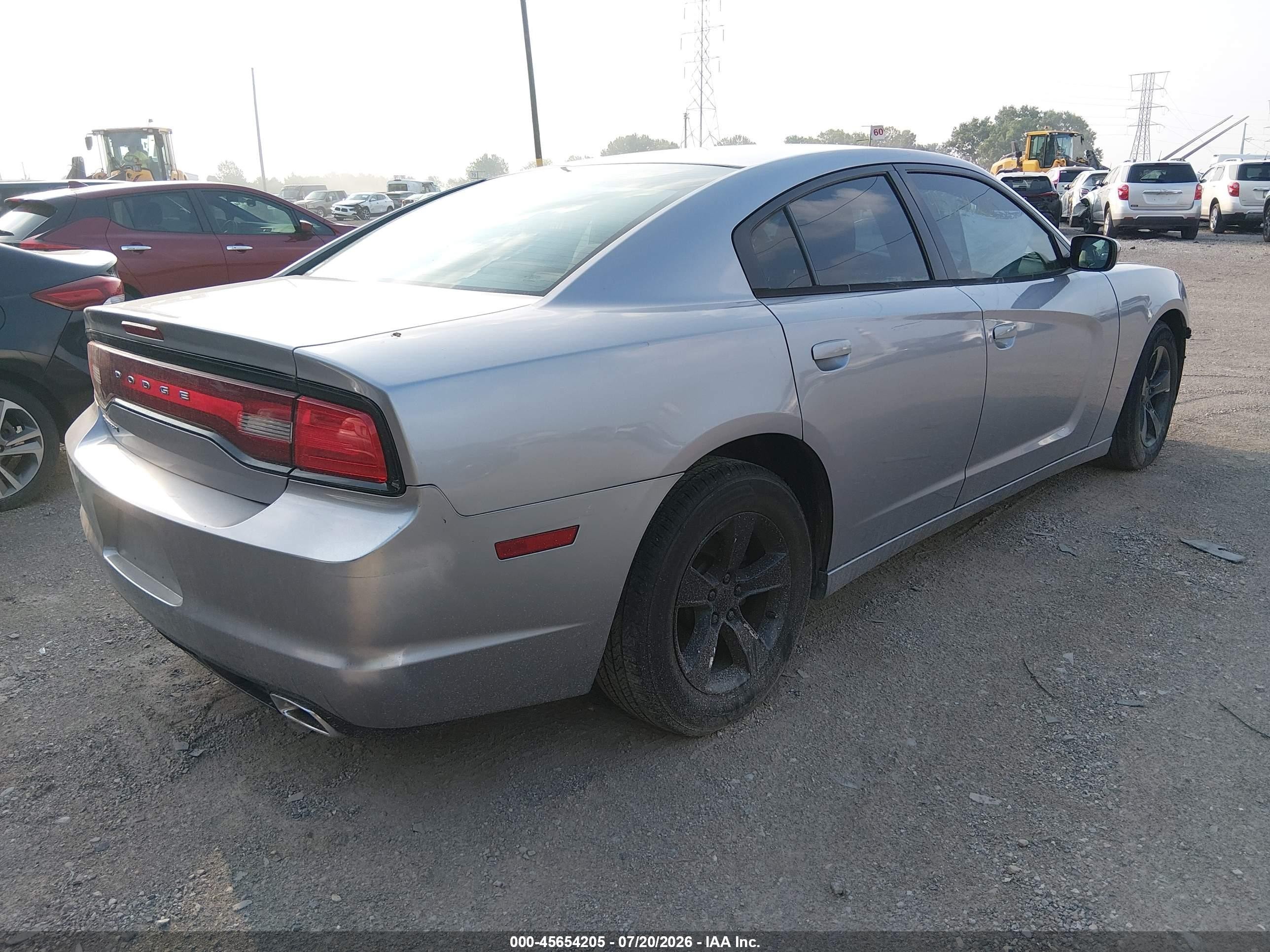 2014 Dodge Charger Se Silver vin: 2C3CDXBG7EH107607