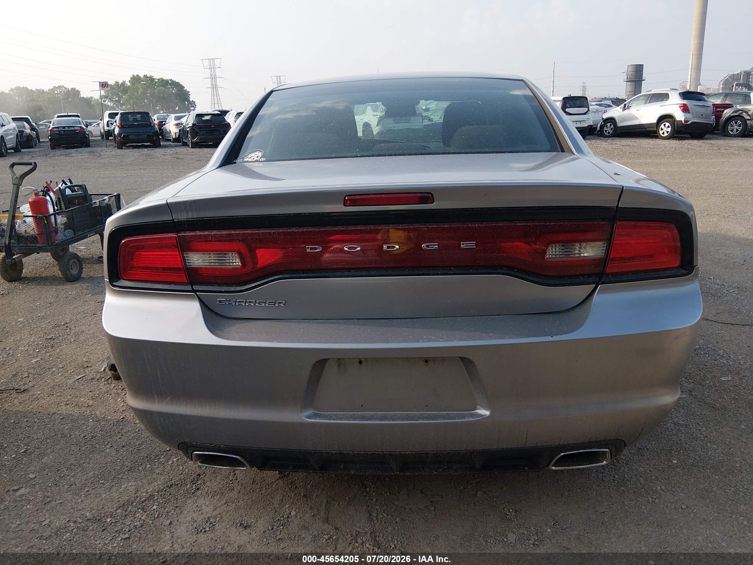 2014 Dodge Charger Se Silver vin: 2C3CDXBG7EH107607