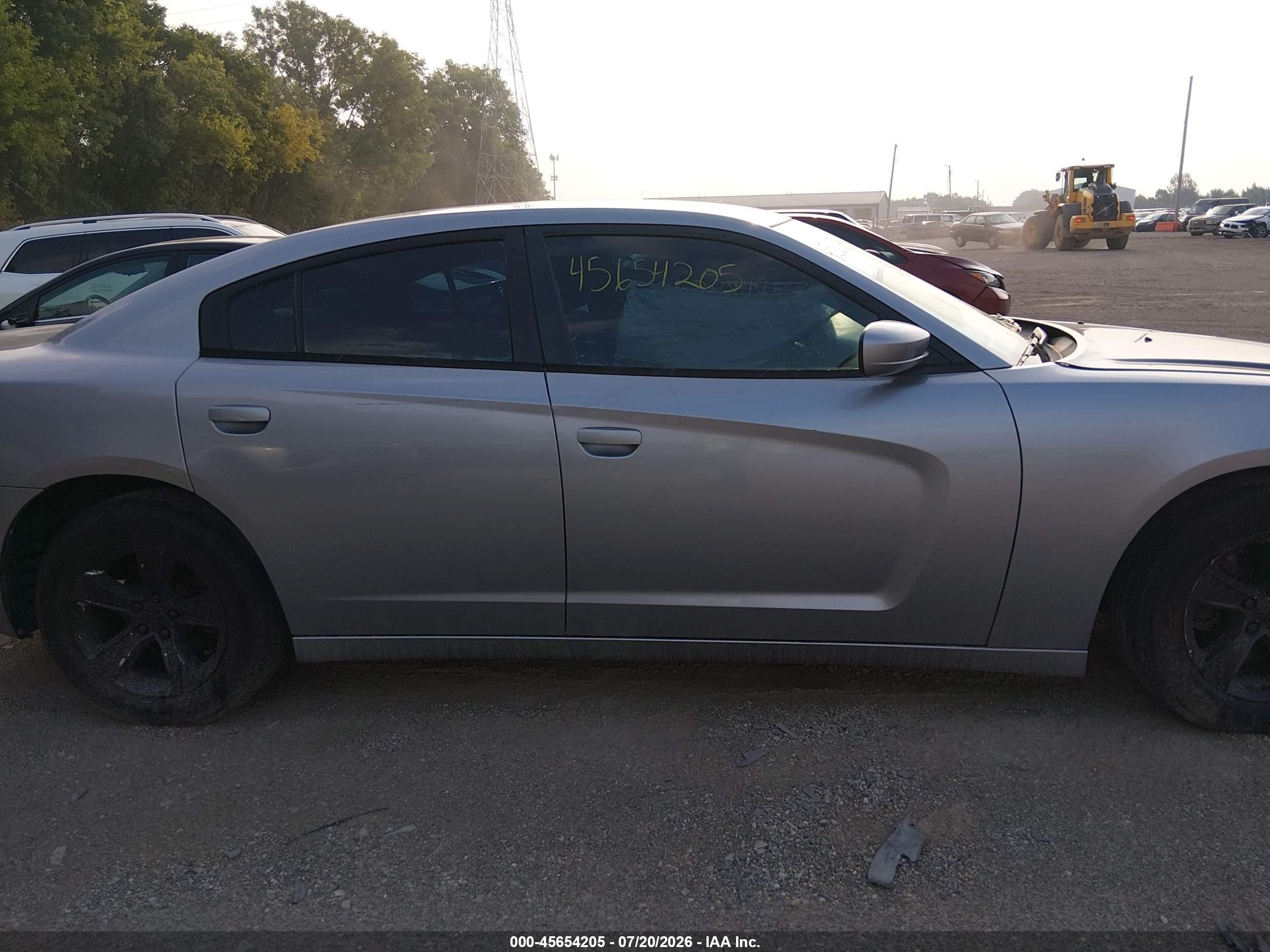 2014 Dodge Charger Se Silver vin: 2C3CDXBG7EH107607