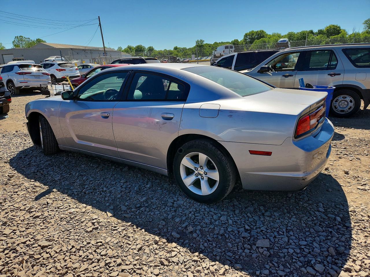 2014 Dodge Charger Se Gray vin: 2C3CDXBG7EH130126