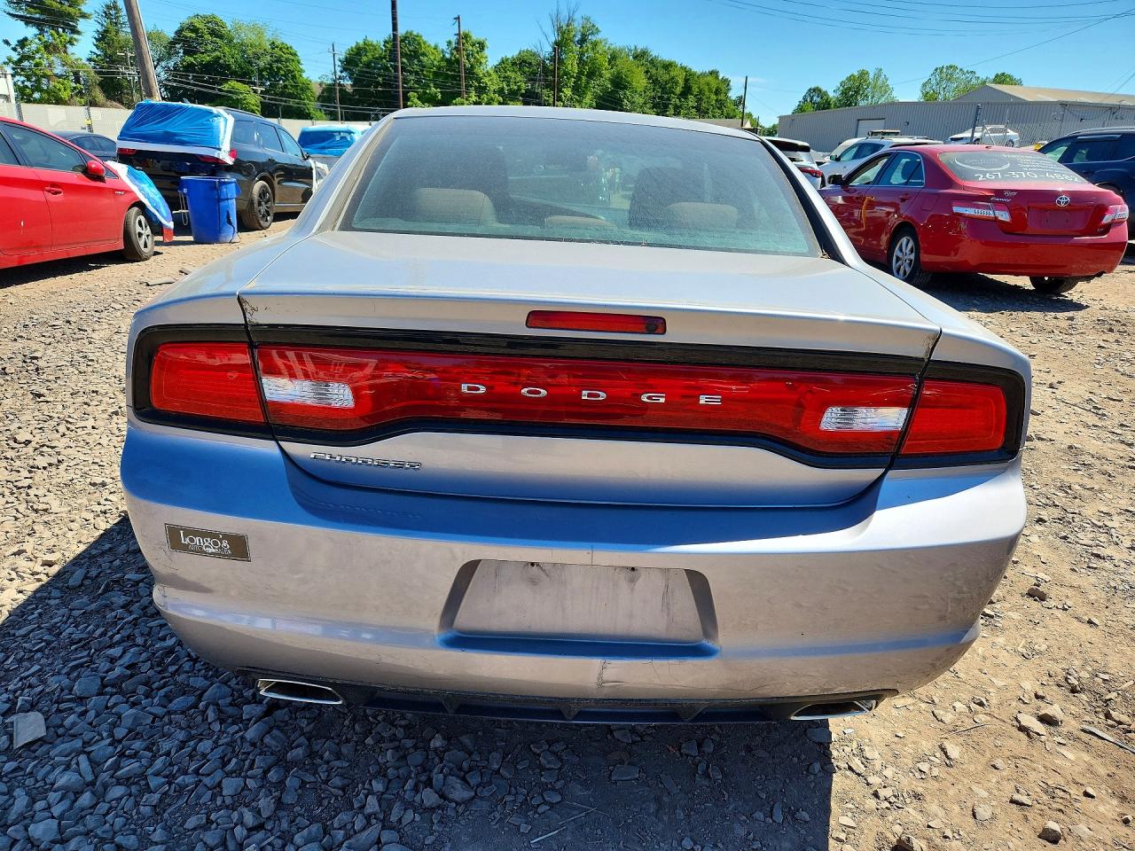 2014 Dodge Charger Se Gray vin: 2C3CDXBG7EH130126