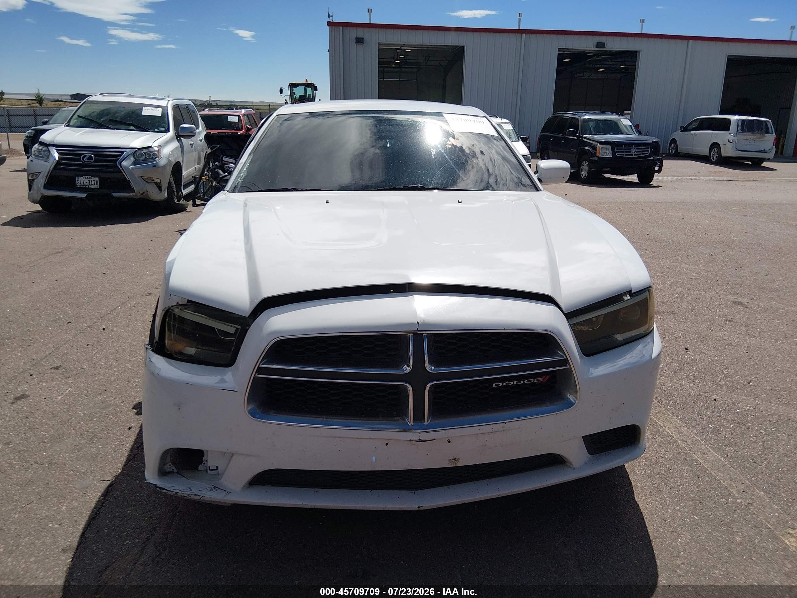 2014 Dodge Charger Se White vin: 2C3CDXBG7EH130238
