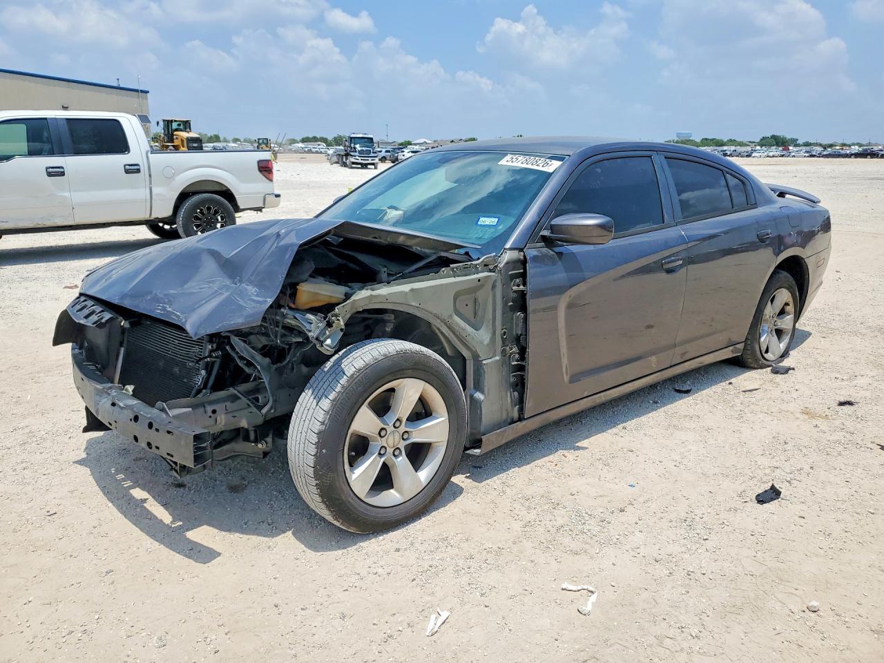 2014 Dodge Charger Se Gray vin: 2C3CDXBG7EH154622