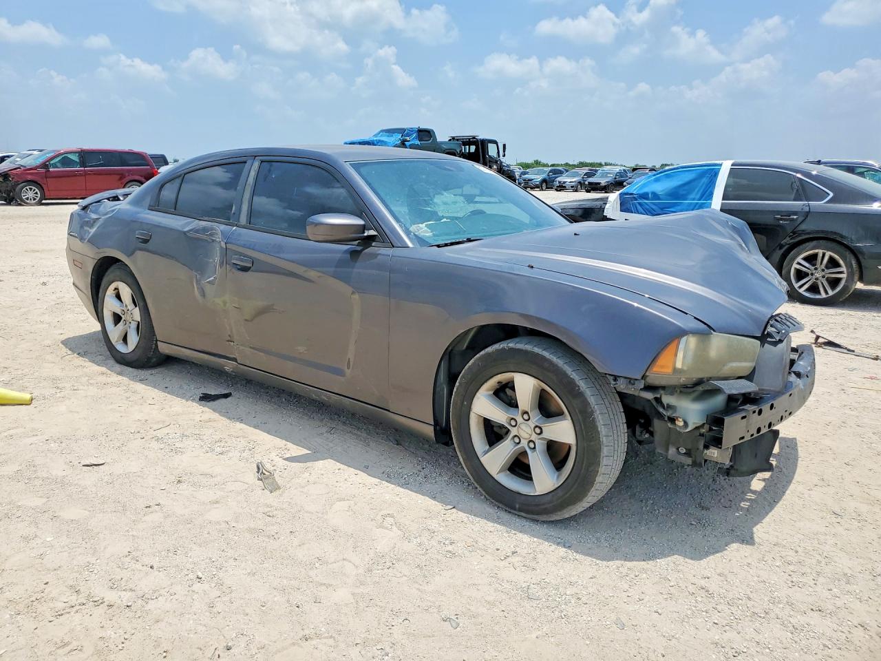 2014 Dodge Charger Se Gray vin: 2C3CDXBG7EH154622