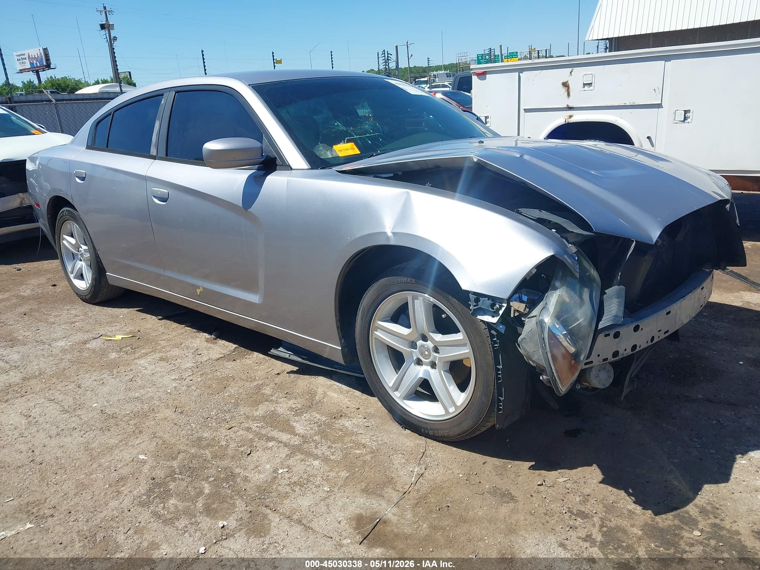 2014 Dodge Charger Se Silver vin: 2C3CDXBG7EH168522