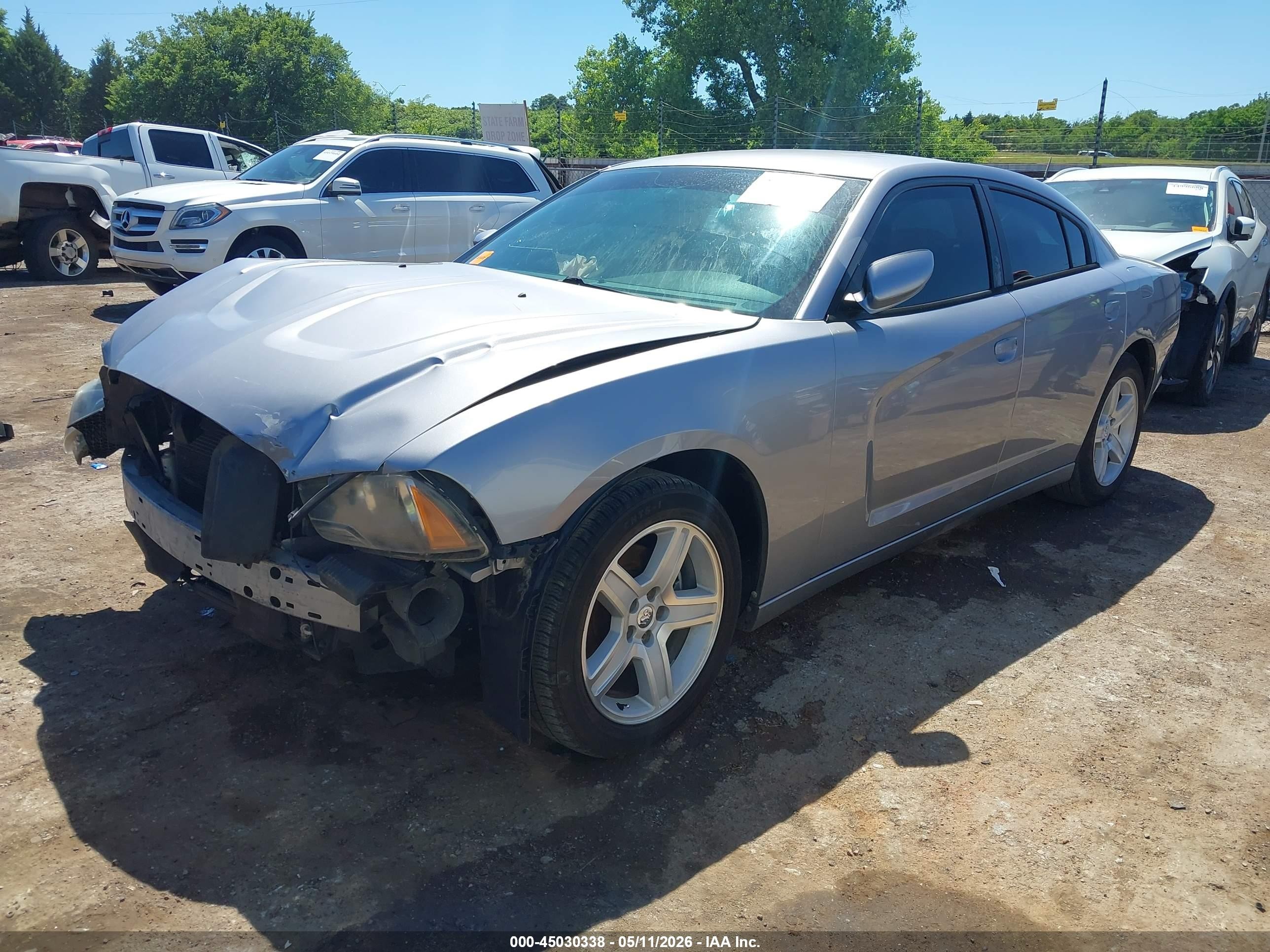 2014 Dodge Charger Se Silver vin: 2C3CDXBG7EH168522