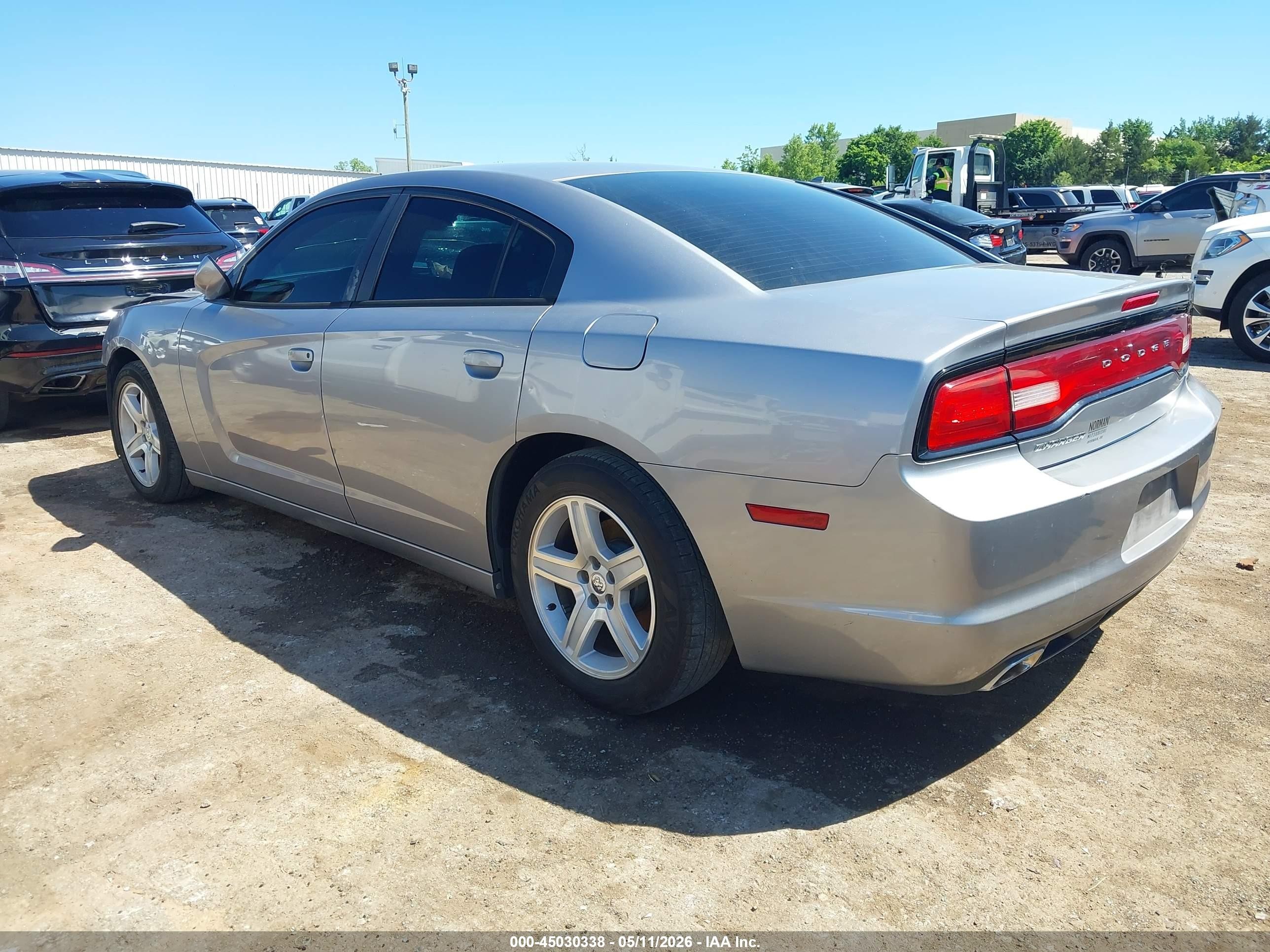 2014 Dodge Charger Se Silver vin: 2C3CDXBG7EH168522