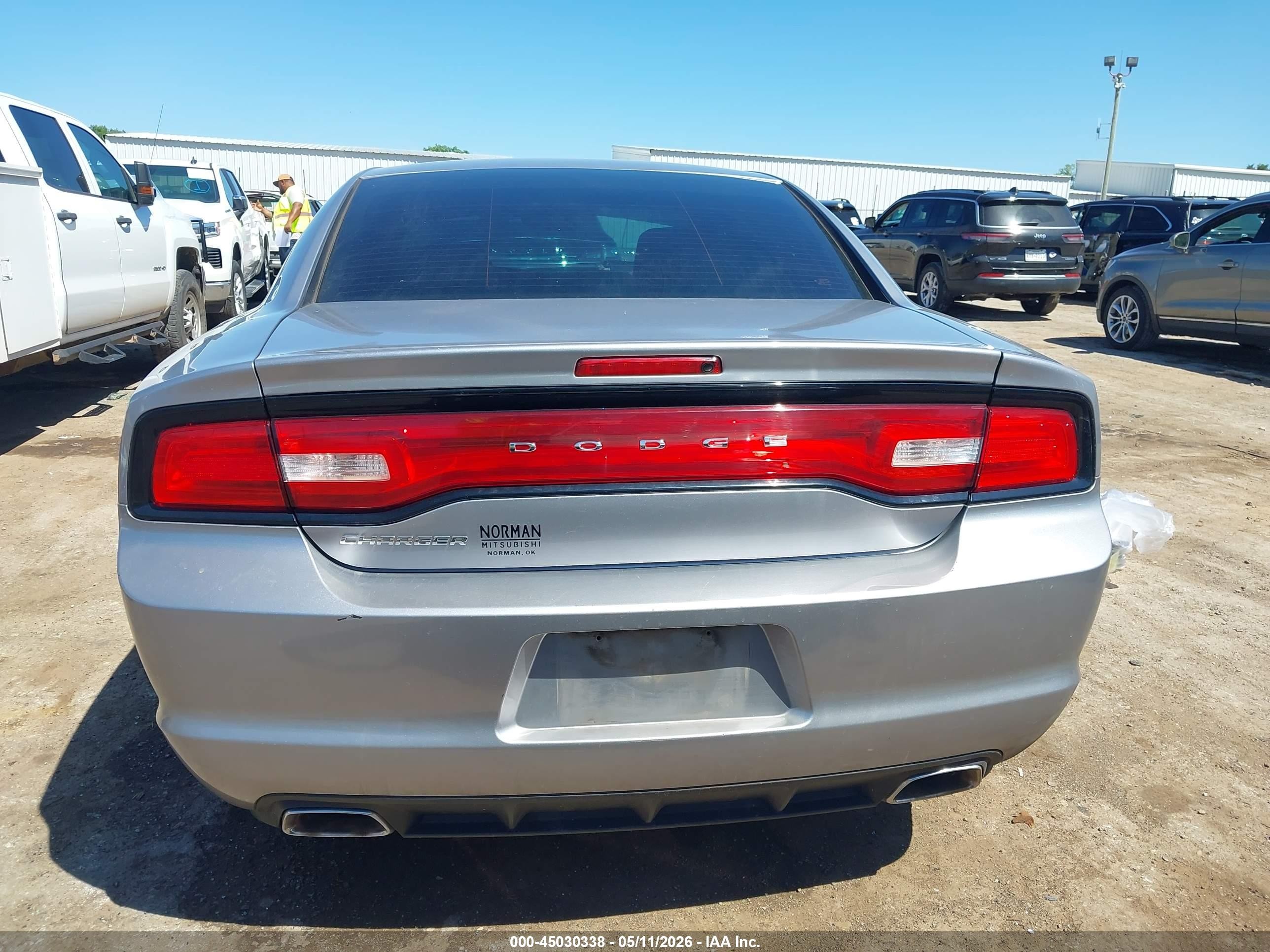2014 Dodge Charger Se Silver vin: 2C3CDXBG7EH168522