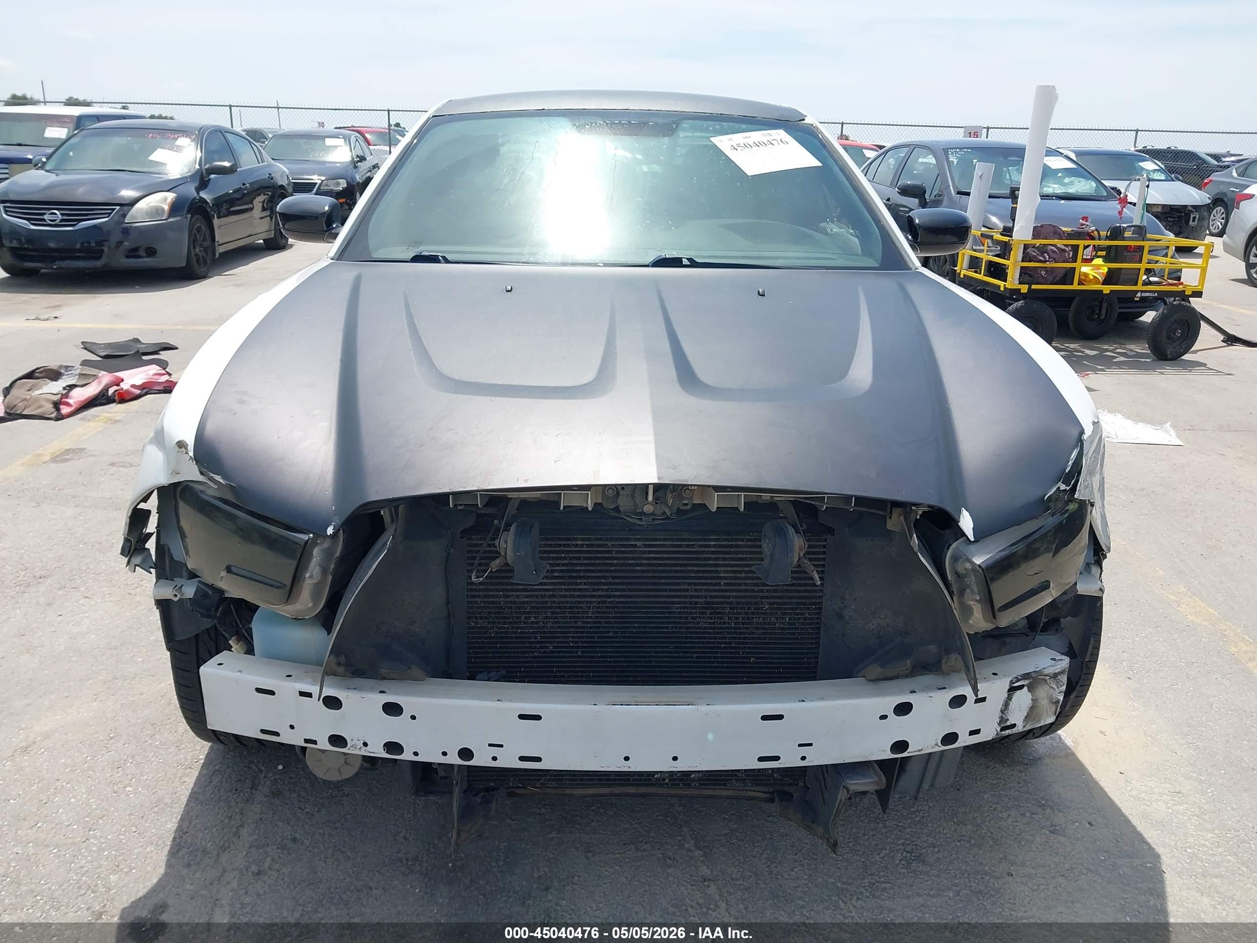 2014 Dodge Charger Se White vin: 2C3CDXBG7EH191637