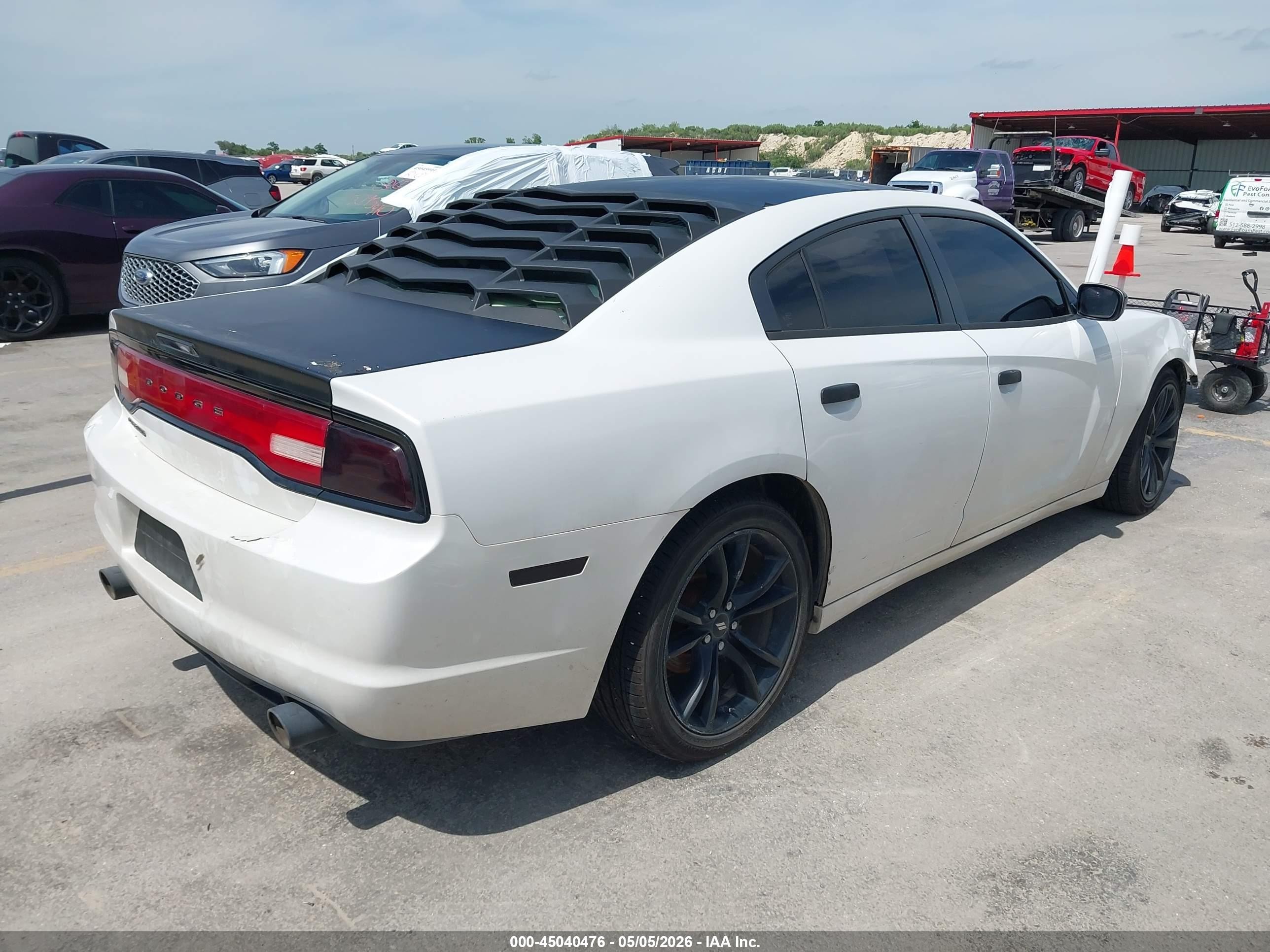 2014 Dodge Charger Se White vin: 2C3CDXBG7EH191637