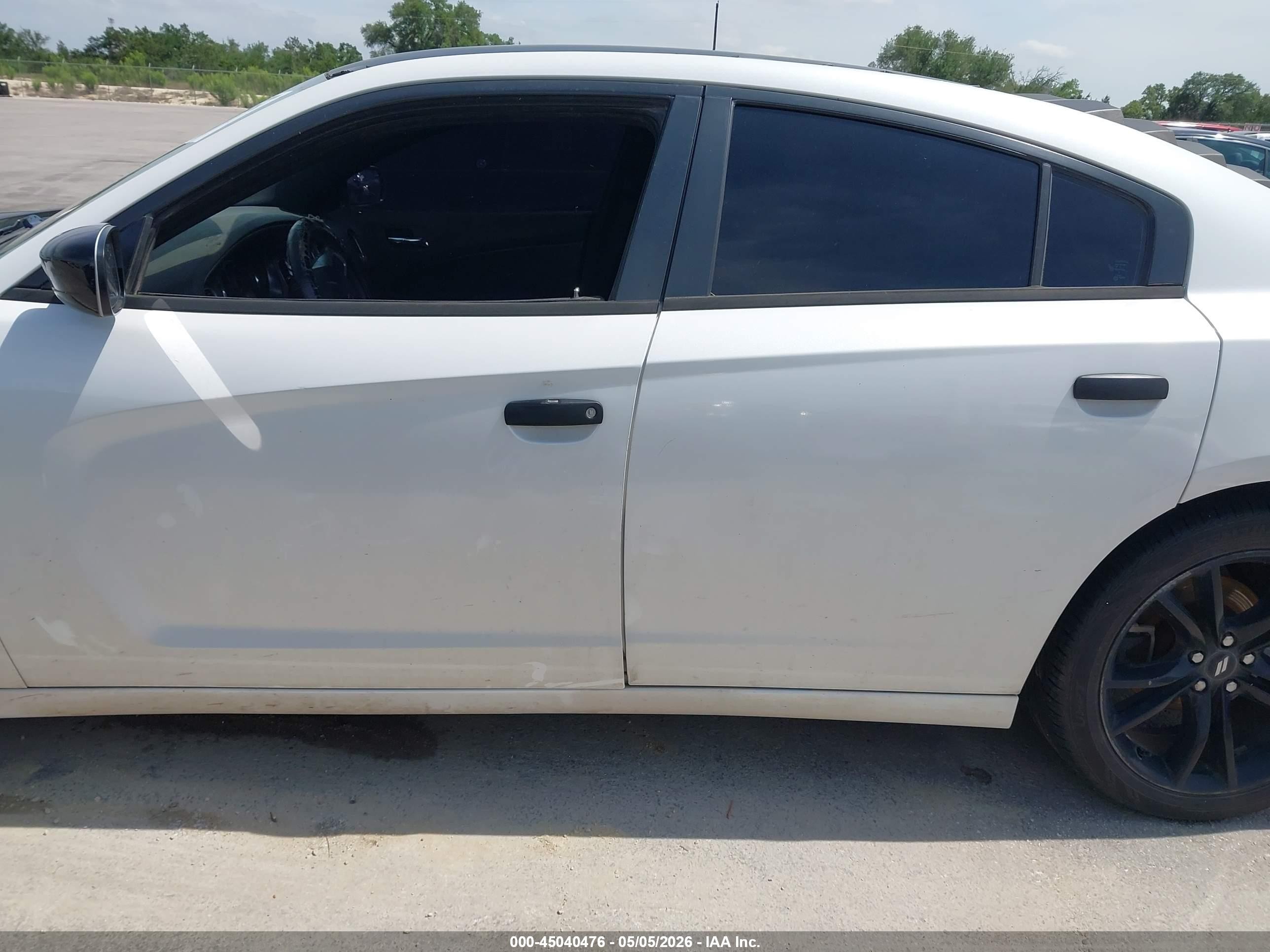 2014 Dodge Charger Se White vin: 2C3CDXBG7EH191637
