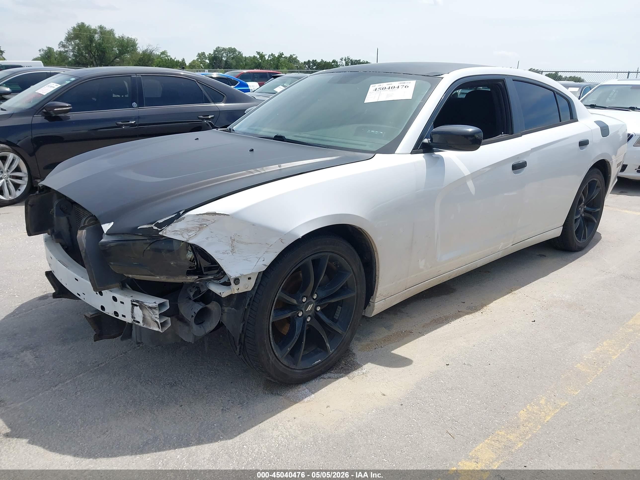 2014 Dodge Charger Se White vin: 2C3CDXBG7EH191637