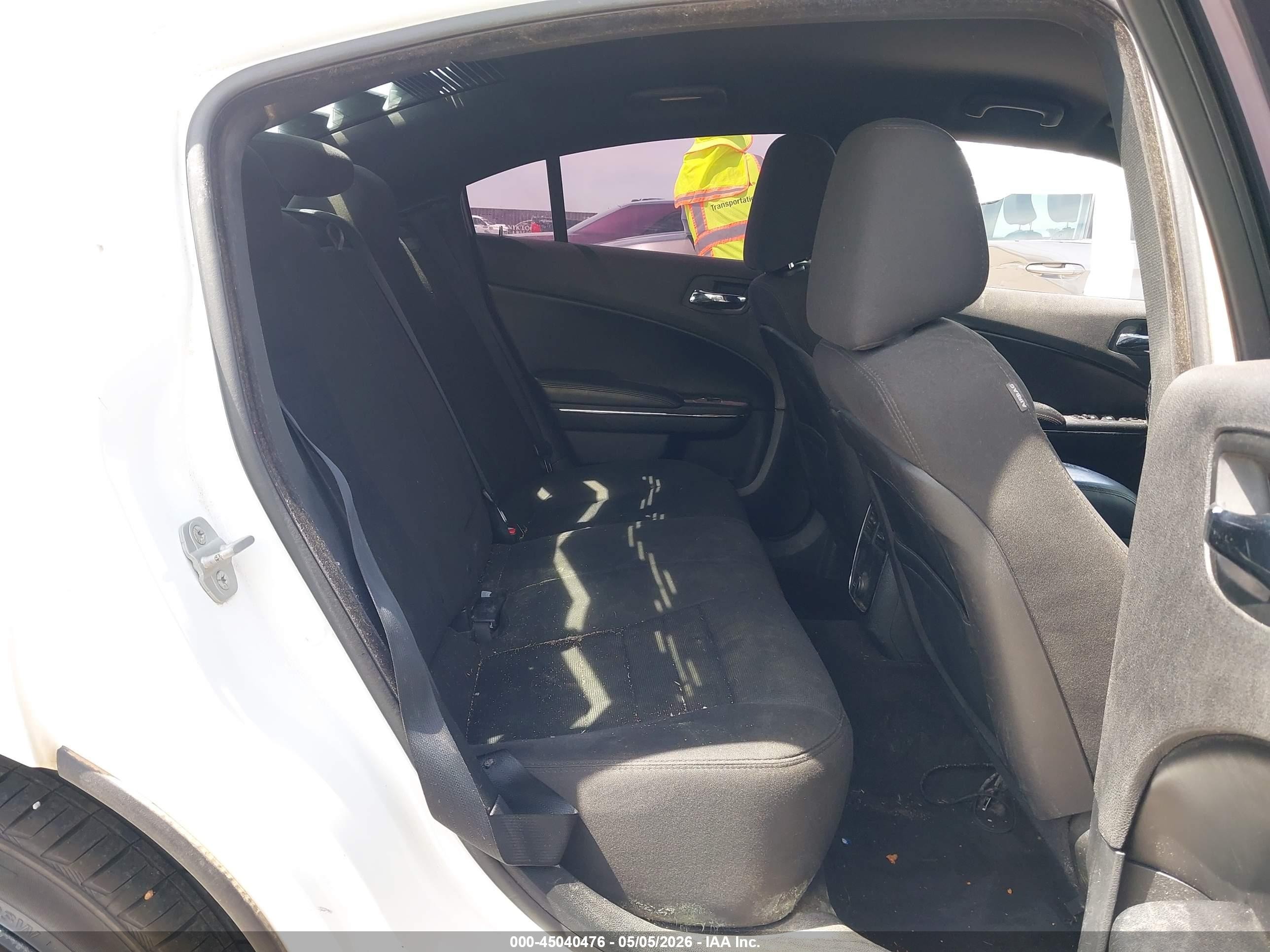 2014 Dodge Charger Se White vin: 2C3CDXBG7EH191637