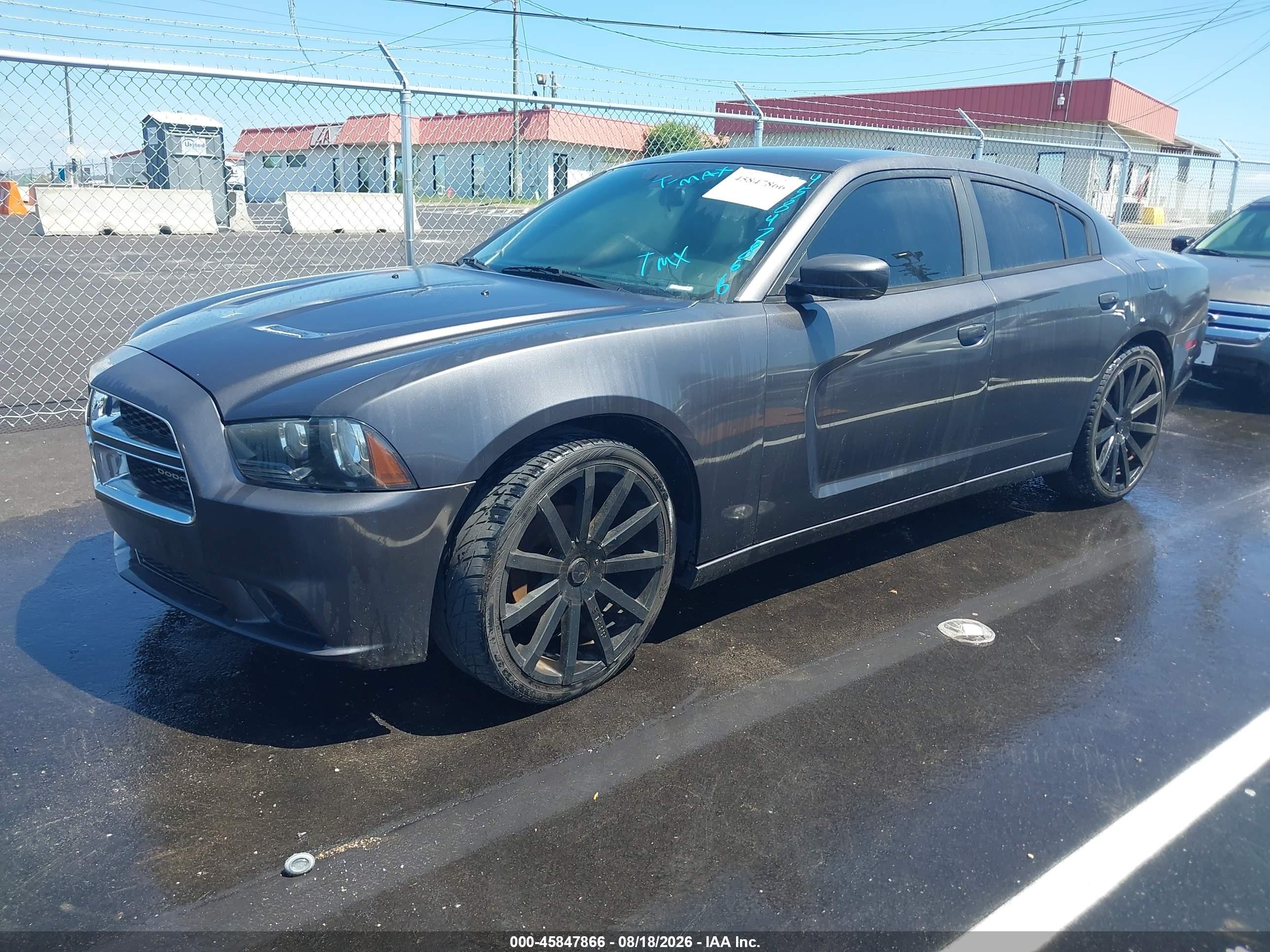 2014 Dodge Charger Se Gray vin: 2C3CDXBG7EH197471