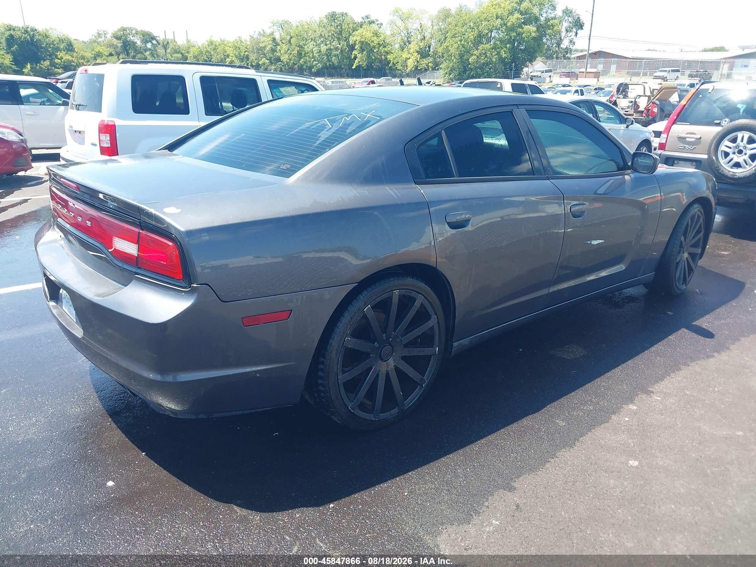 2014 Dodge Charger Se Gray vin: 2C3CDXBG7EH197471