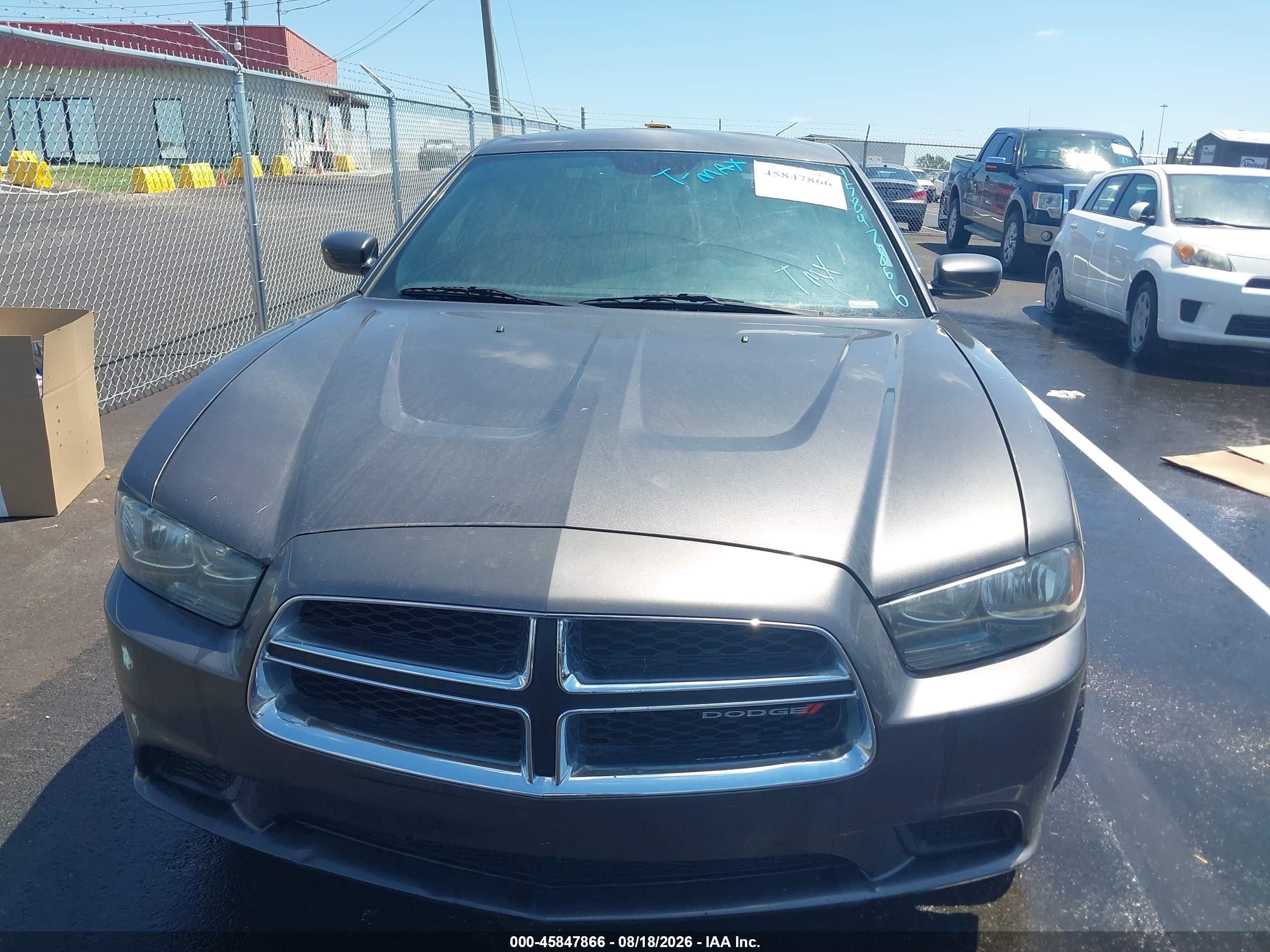 2014 Dodge Charger Se Gray vin: 2C3CDXBG7EH197471