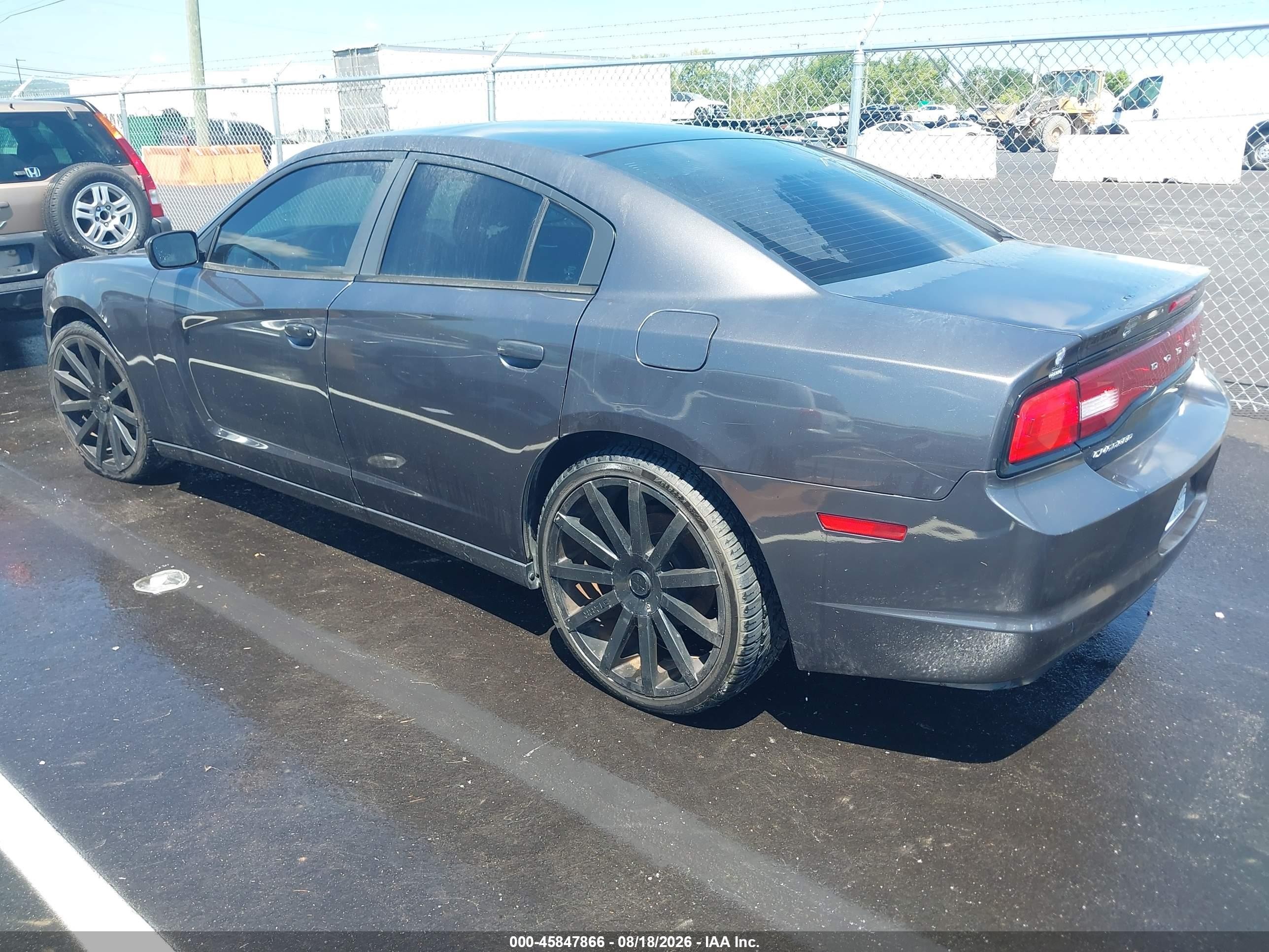 2014 Dodge Charger Se Gray vin: 2C3CDXBG7EH197471