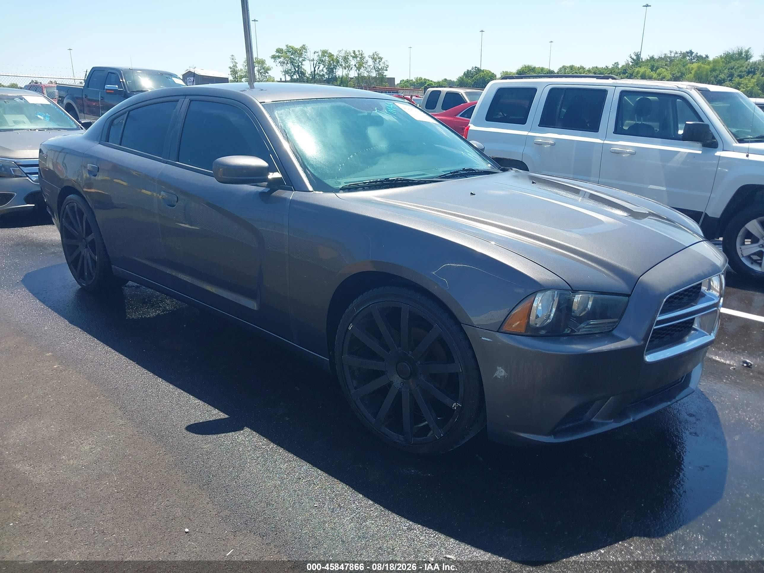 2014 Dodge Charger Se Gray vin: 2C3CDXBG7EH197471