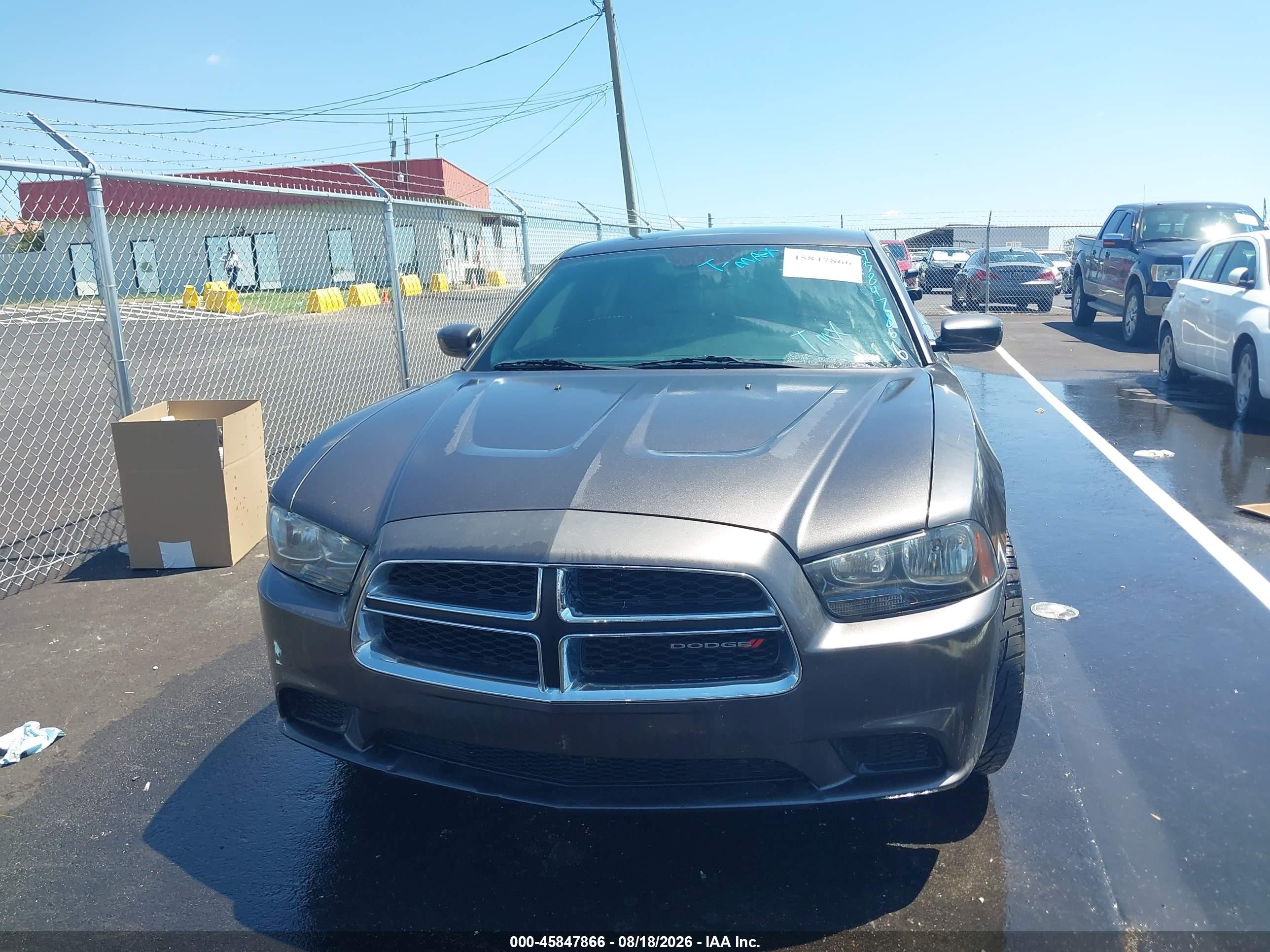 2014 Dodge Charger Se Gray vin: 2C3CDXBG7EH197471