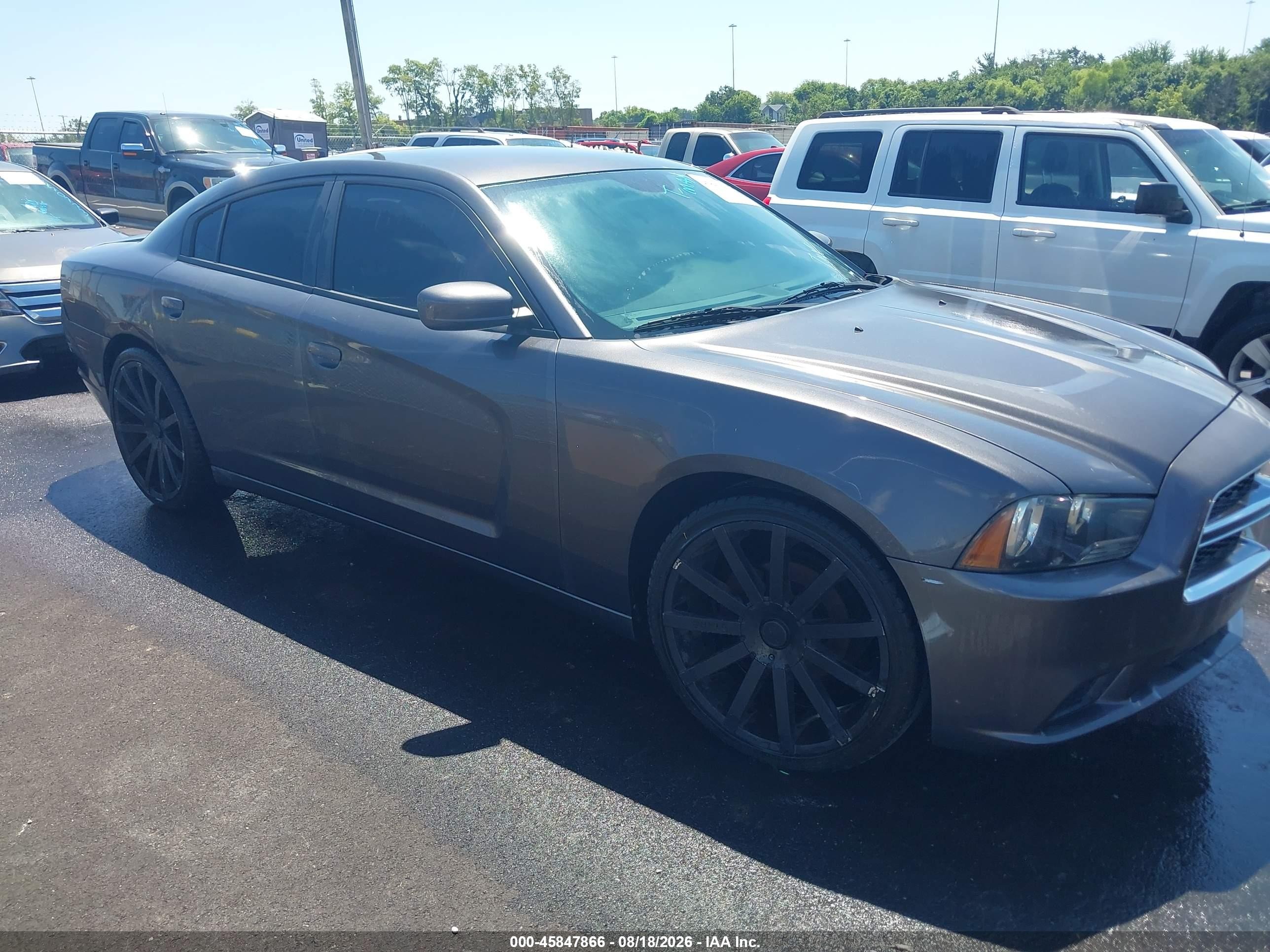 2014 Dodge Charger Se Gray vin: 2C3CDXBG7EH197471