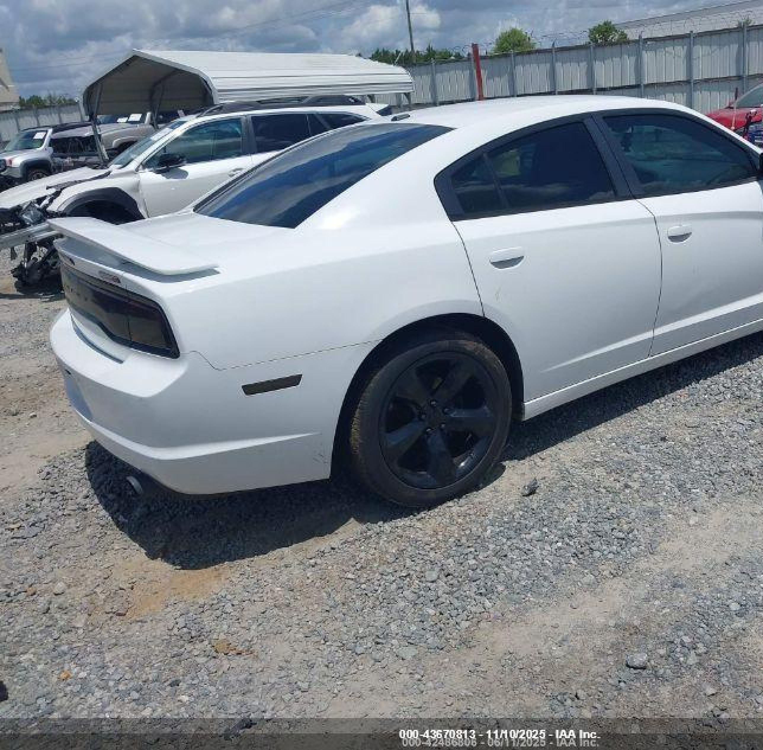 2014 Dodge Charger Se White vin: 2C3CDXBG7EH215130