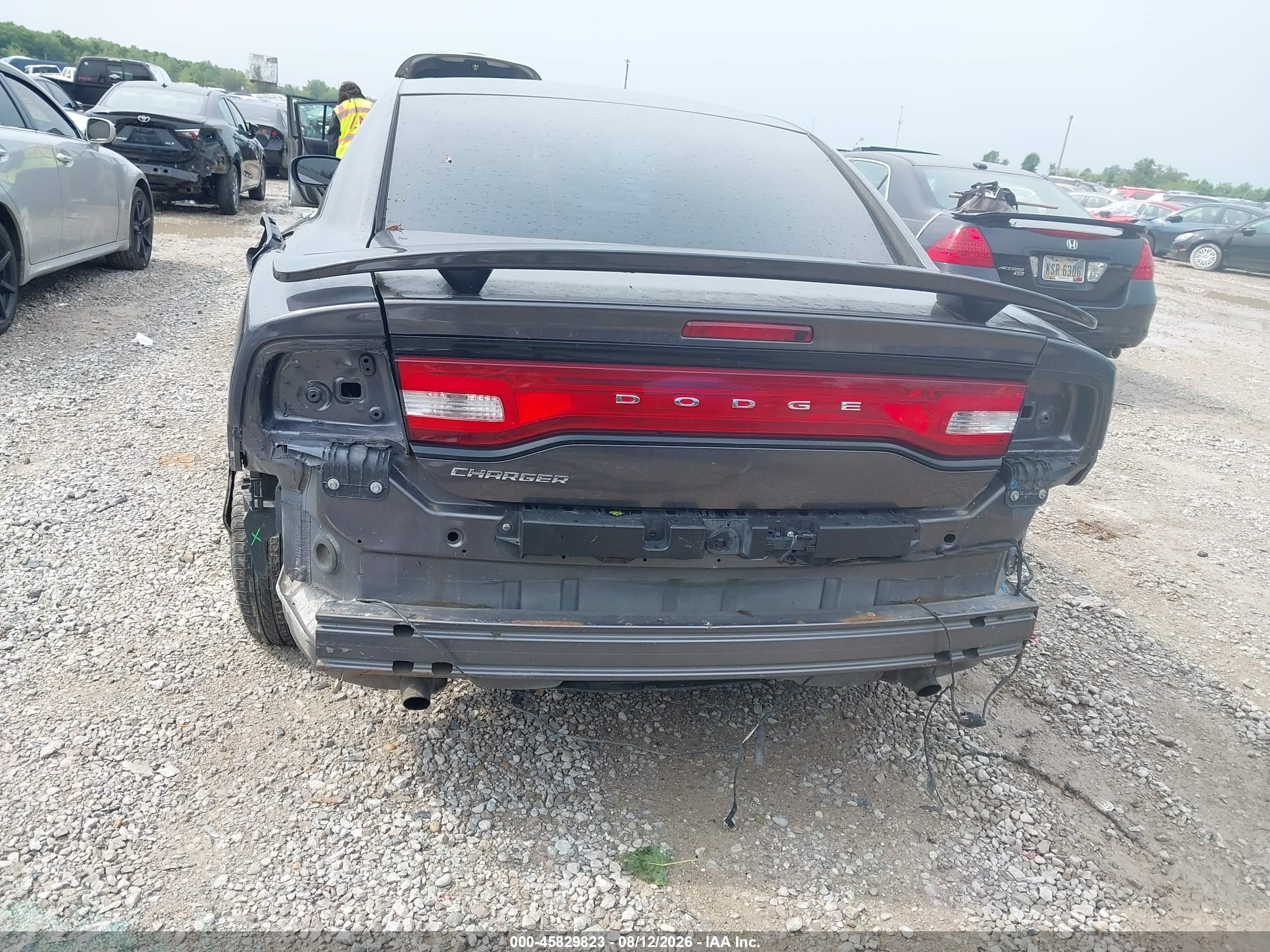 2014 Dodge Charger Se Gray vin: 2C3CDXBG7EH264215