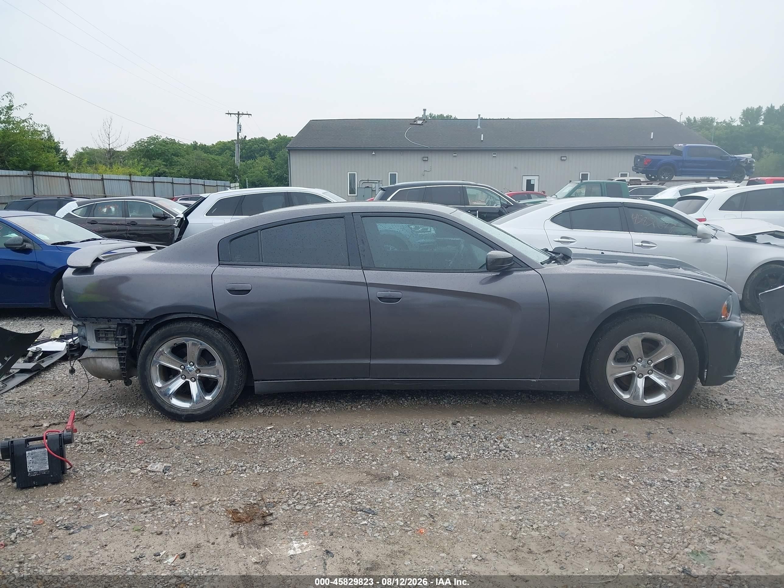 2014 Dodge Charger Se Gray vin: 2C3CDXBG7EH264215