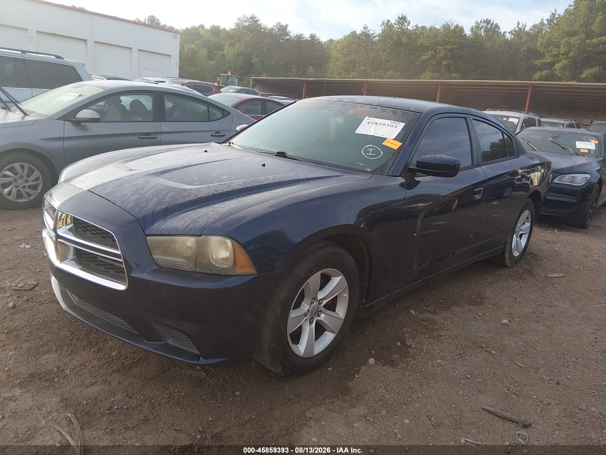 2014 Dodge Charger Se Dark Blue vin: 2C3CDXBG7EH326003
