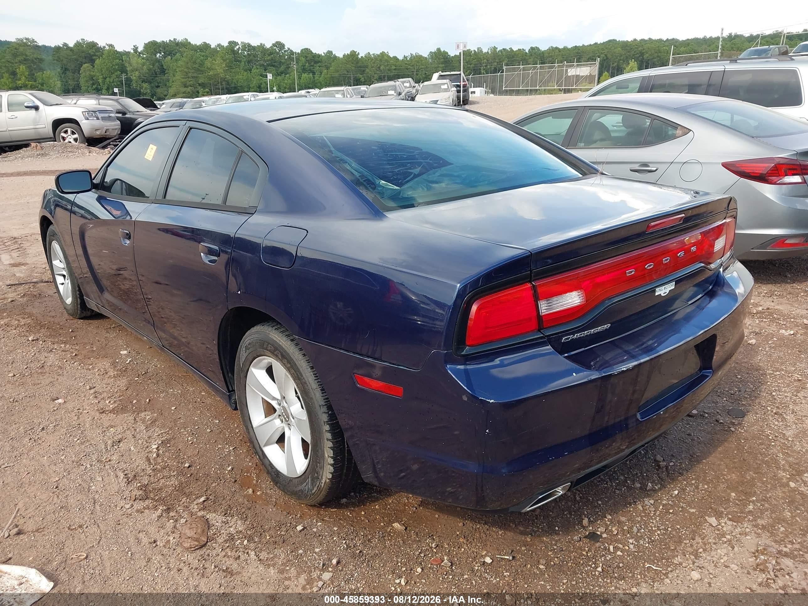 2014 Dodge Charger Se Dark Blue vin: 2C3CDXBG7EH326003