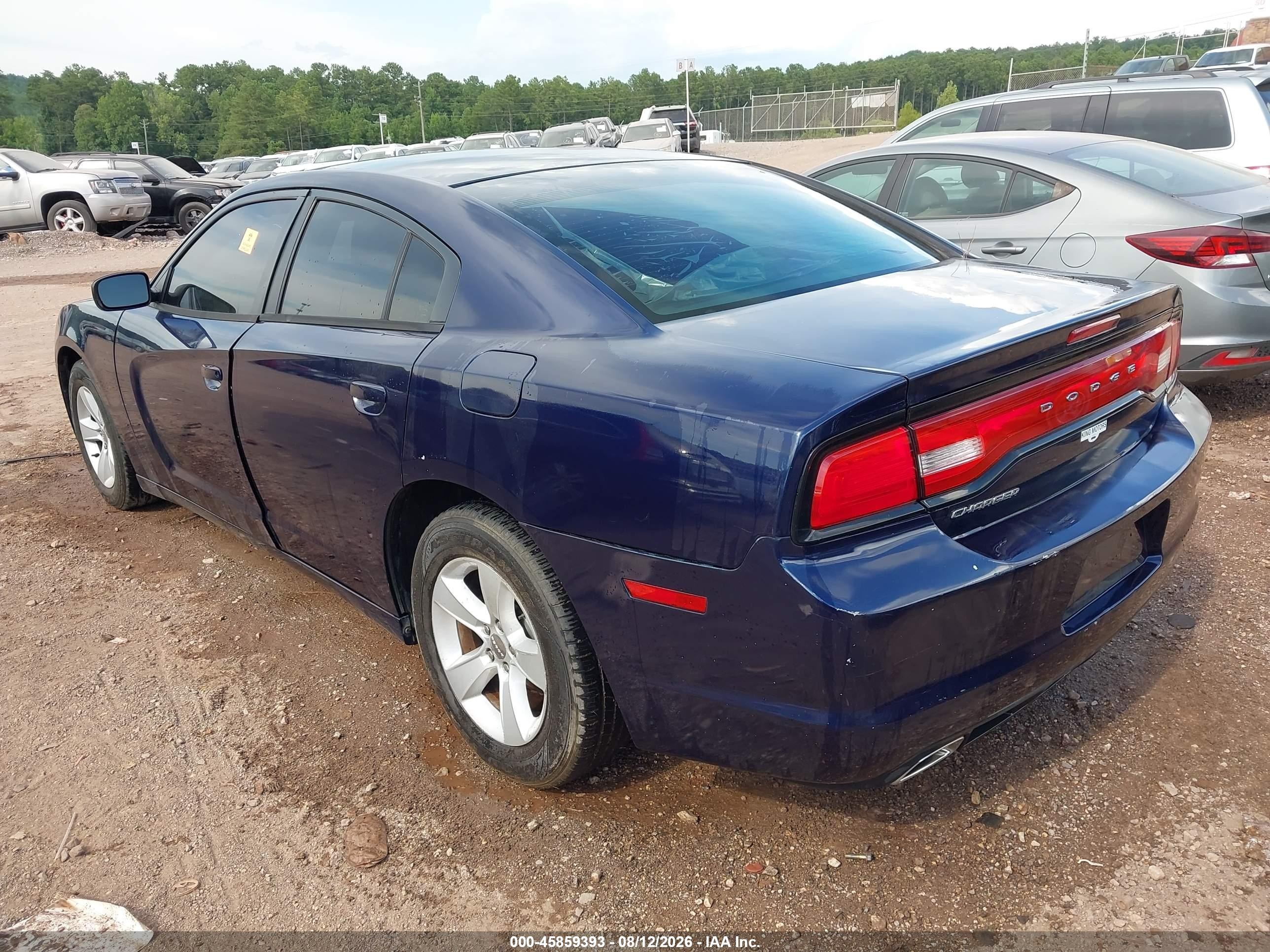 2014 Dodge Charger Se Dark Blue vin: 2C3CDXBG7EH326003