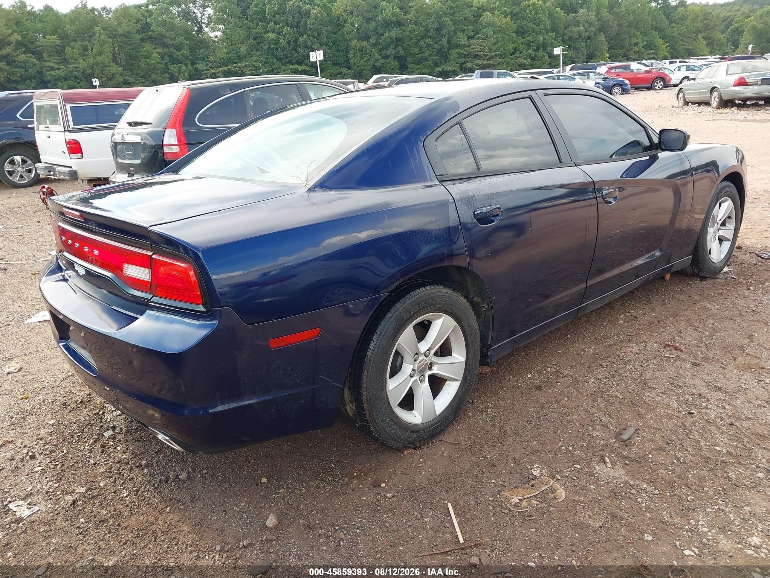 2014 Dodge Charger Se Dark Blue vin: 2C3CDXBG7EH326003