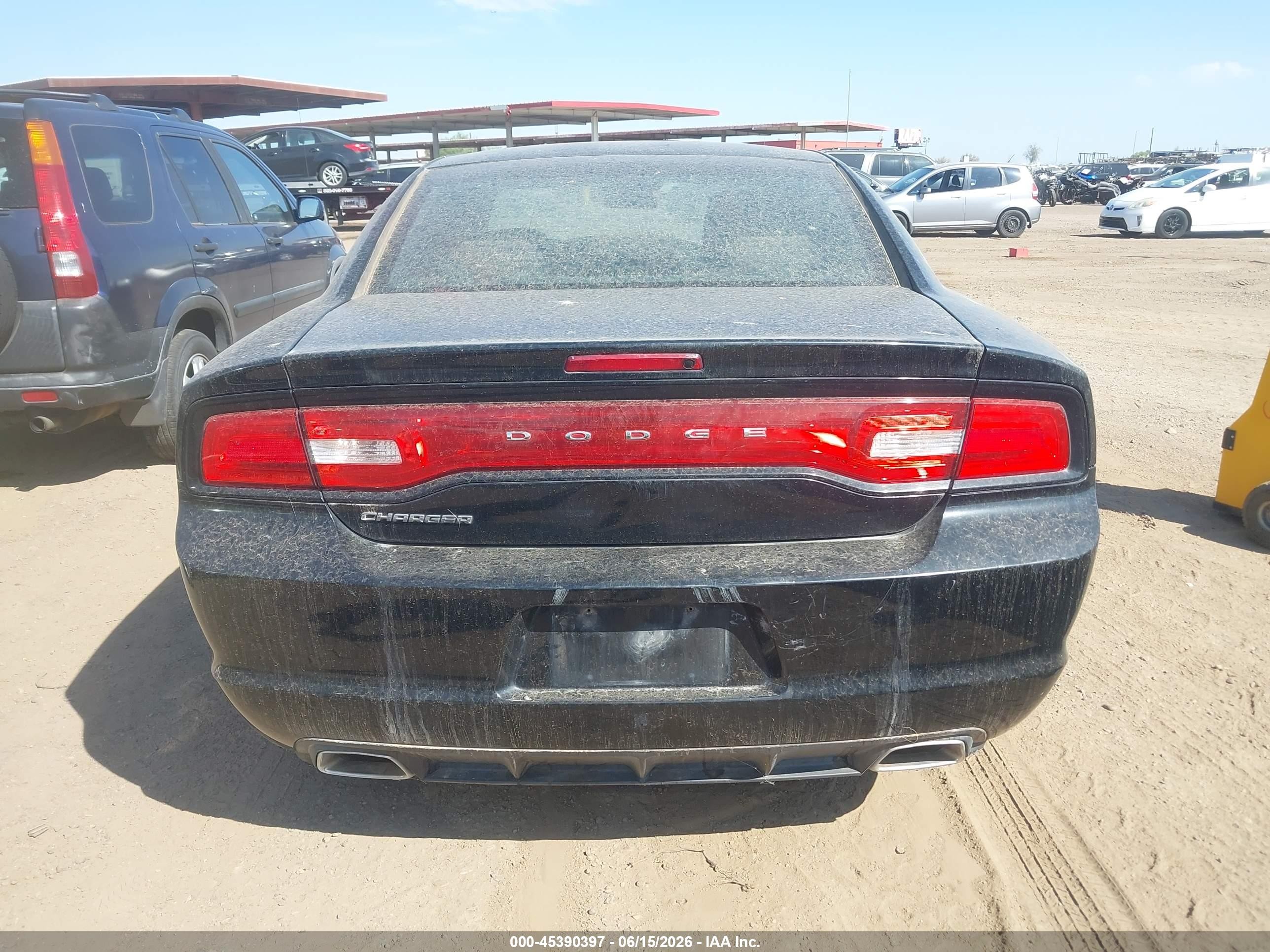 2014 Dodge Charger Se Black vin: 2C3CDXBG7EH326440