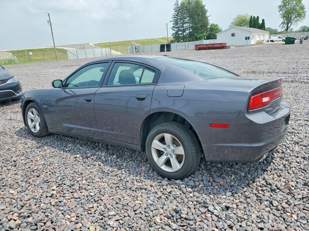 2014 Dodge Charger Se Gray vin: 2C3CDXBG7EH349734