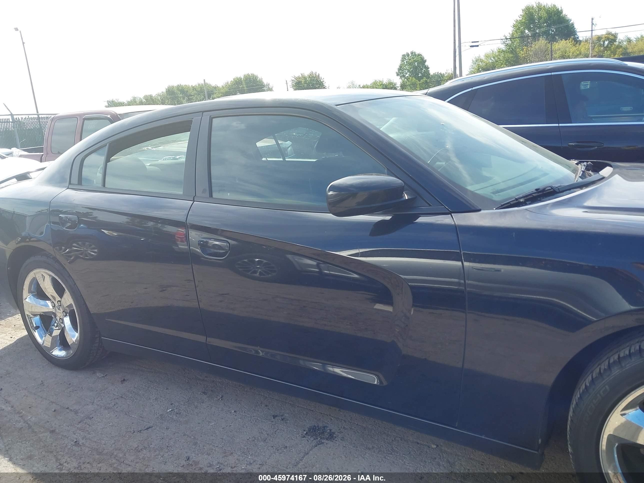2014 Dodge Charger Se Black vin: 2C3CDXBG7EH359096