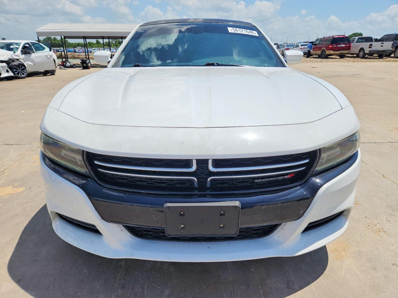 2015 Dodge Charger Se White vin: 2C3CDXBG7FH721526