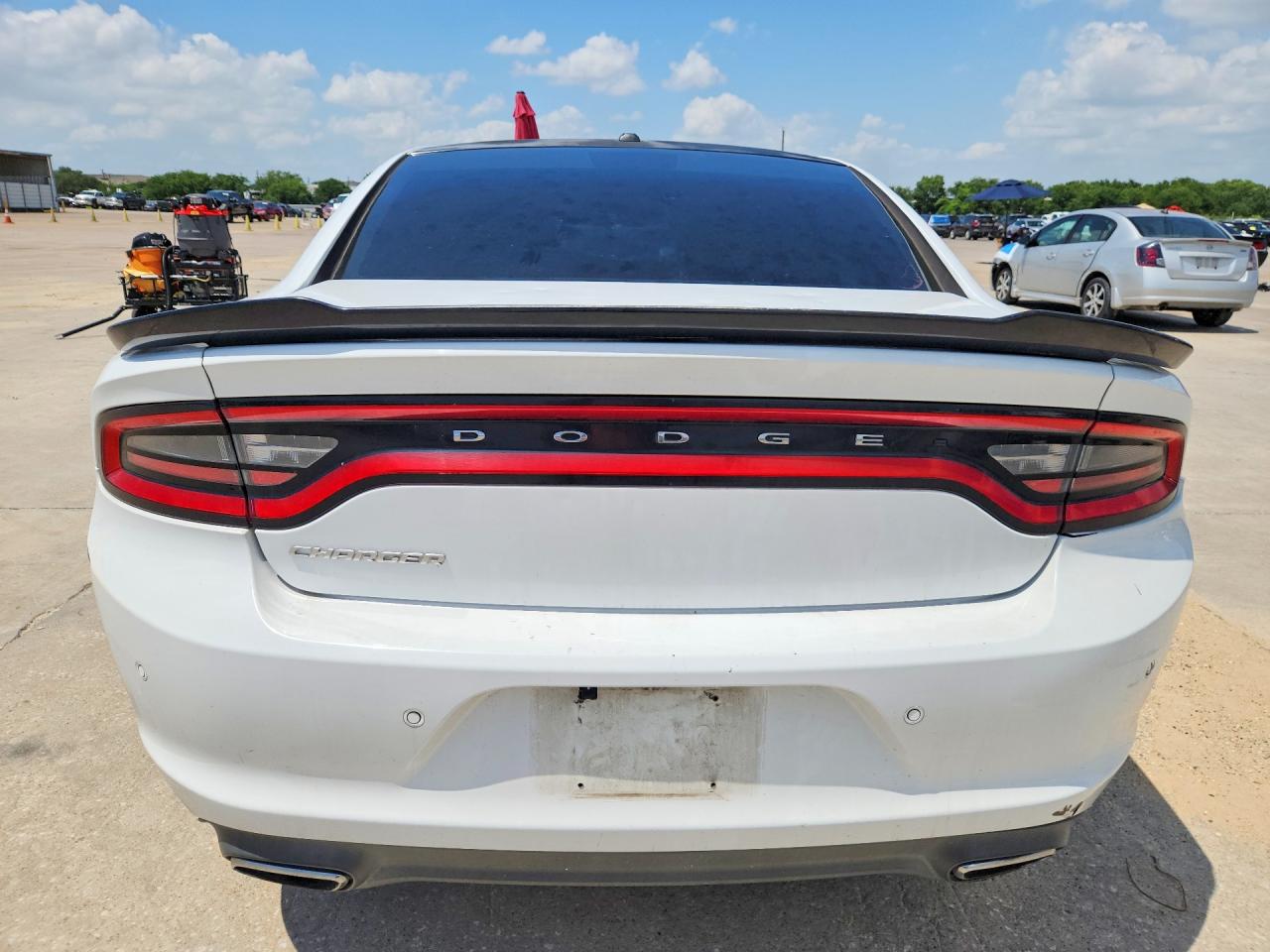 2015 Dodge Charger Se White vin: 2C3CDXBG7FH721526