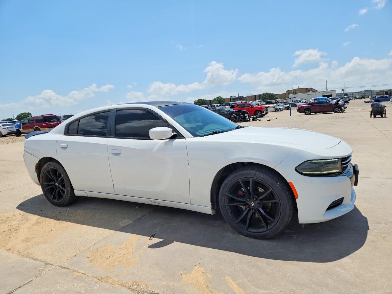2015 Dodge Charger Se White vin: 2C3CDXBG7FH721526
