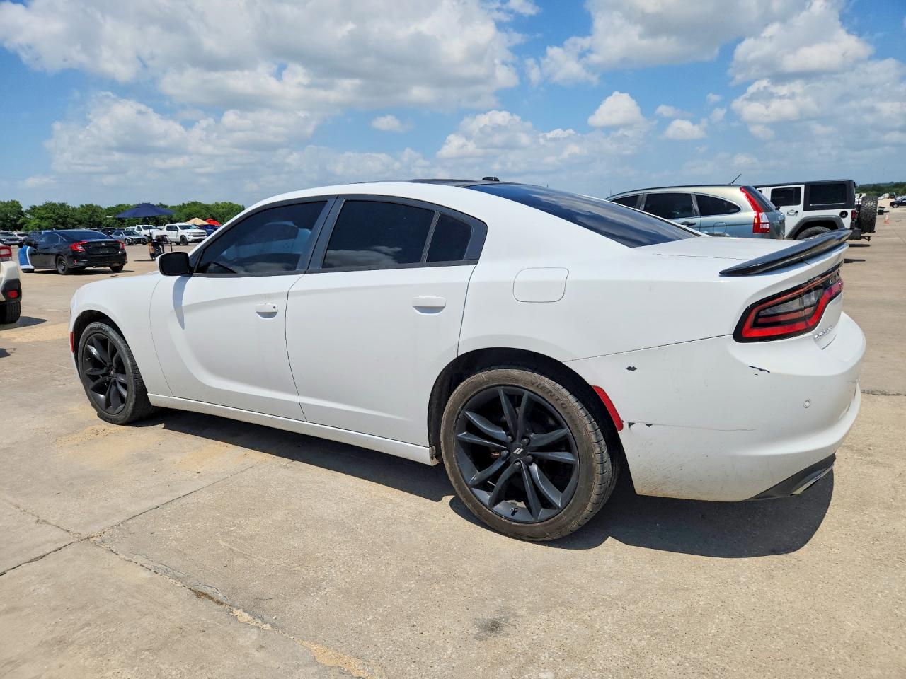 2015 Dodge Charger Se White vin: 2C3CDXBG7FH721526