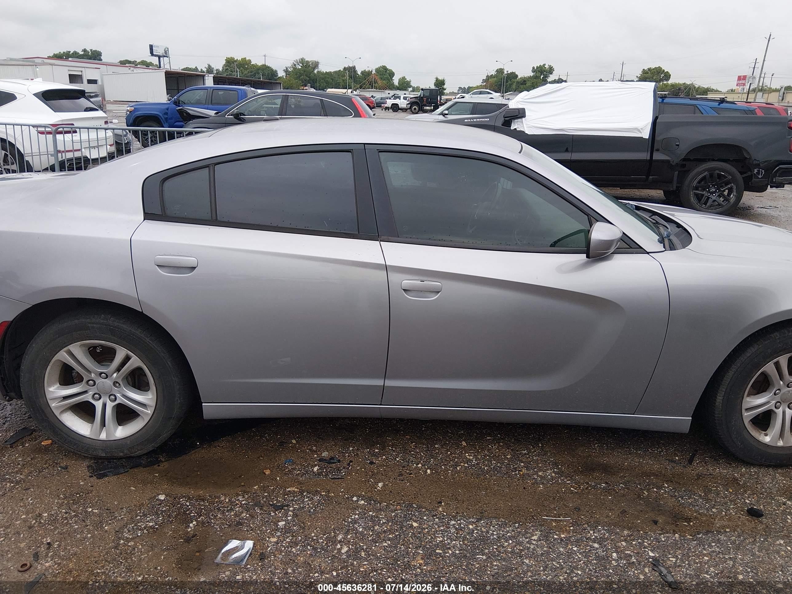 2015 Dodge Charger Se Silver vin: 2C3CDXBG7FH752193