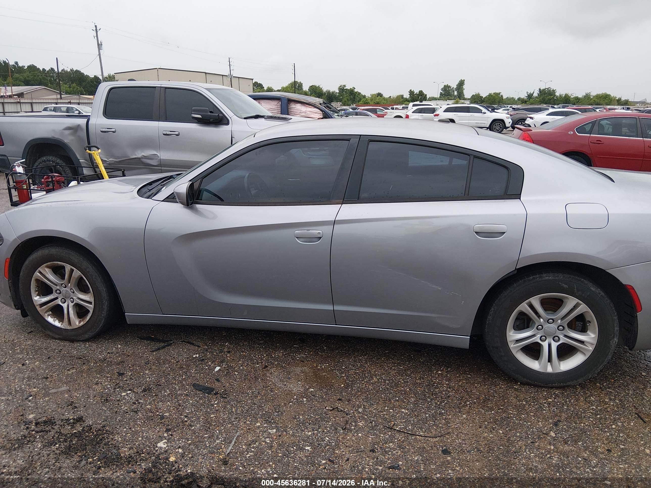 2015 Dodge Charger Se Silver vin: 2C3CDXBG7FH752193