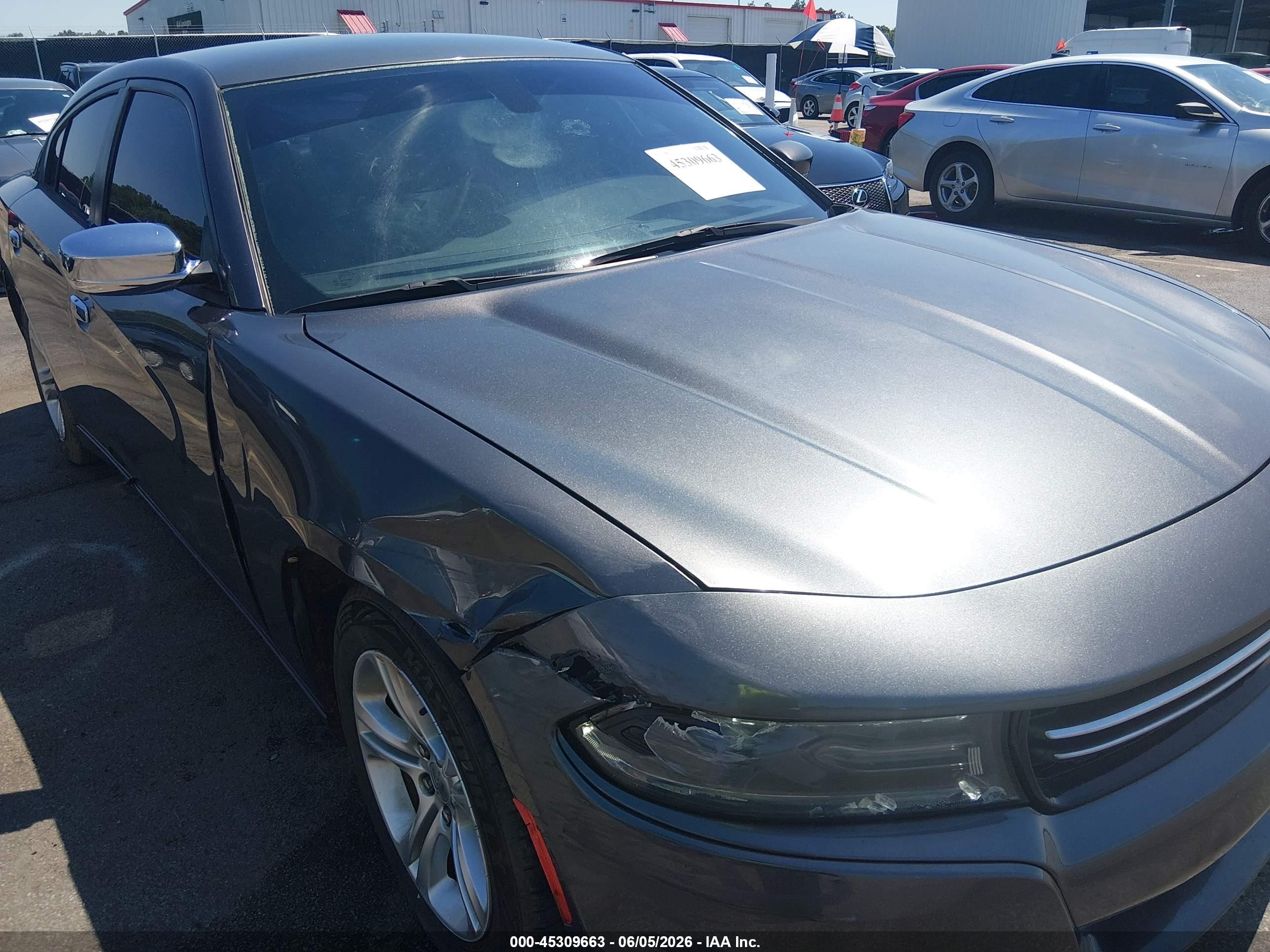 2015 Dodge Charger Se Серый vin: 2C3CDXBG7FH768247