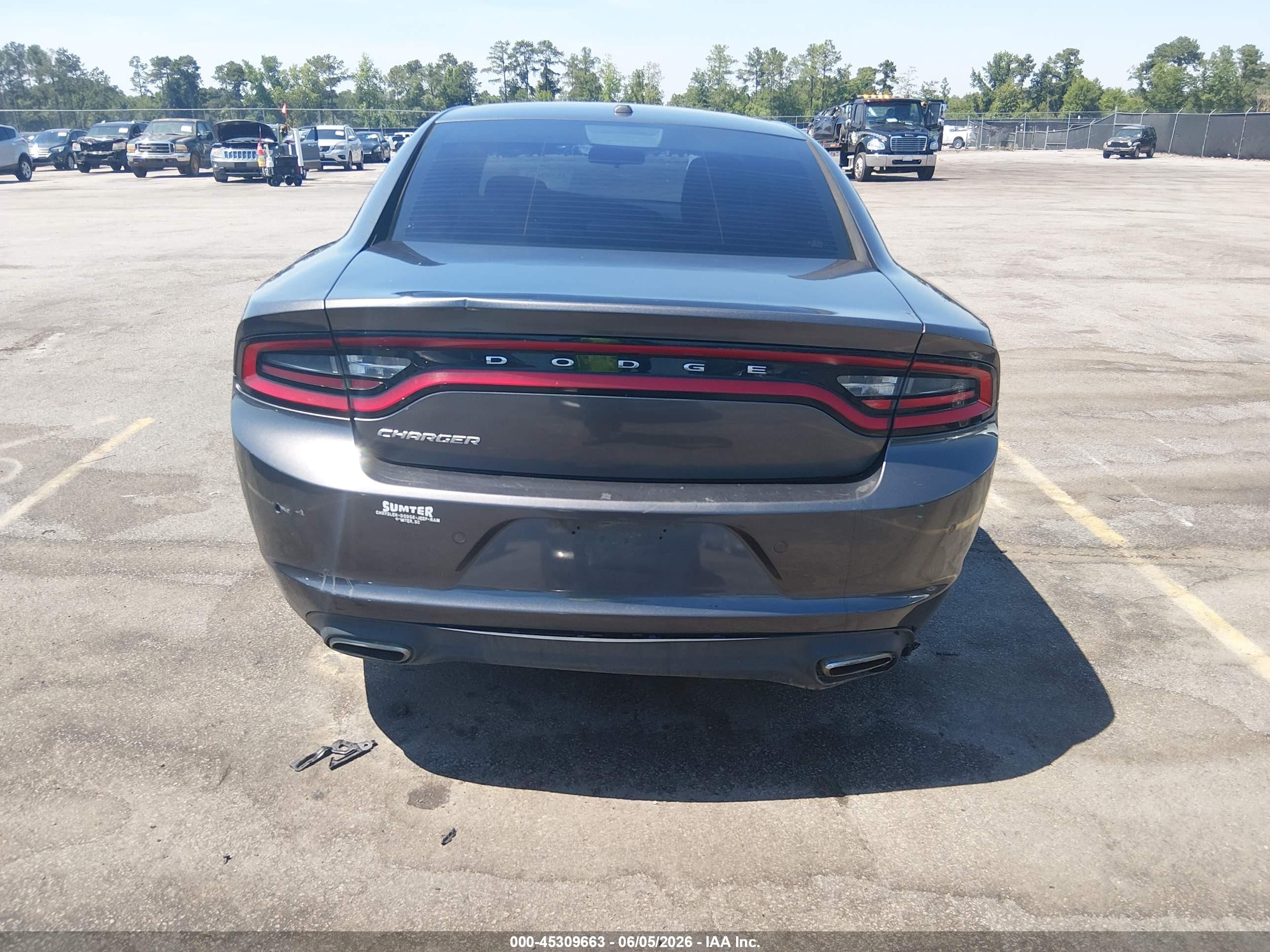 2015 Dodge Charger Se Серый vin: 2C3CDXBG7FH768247